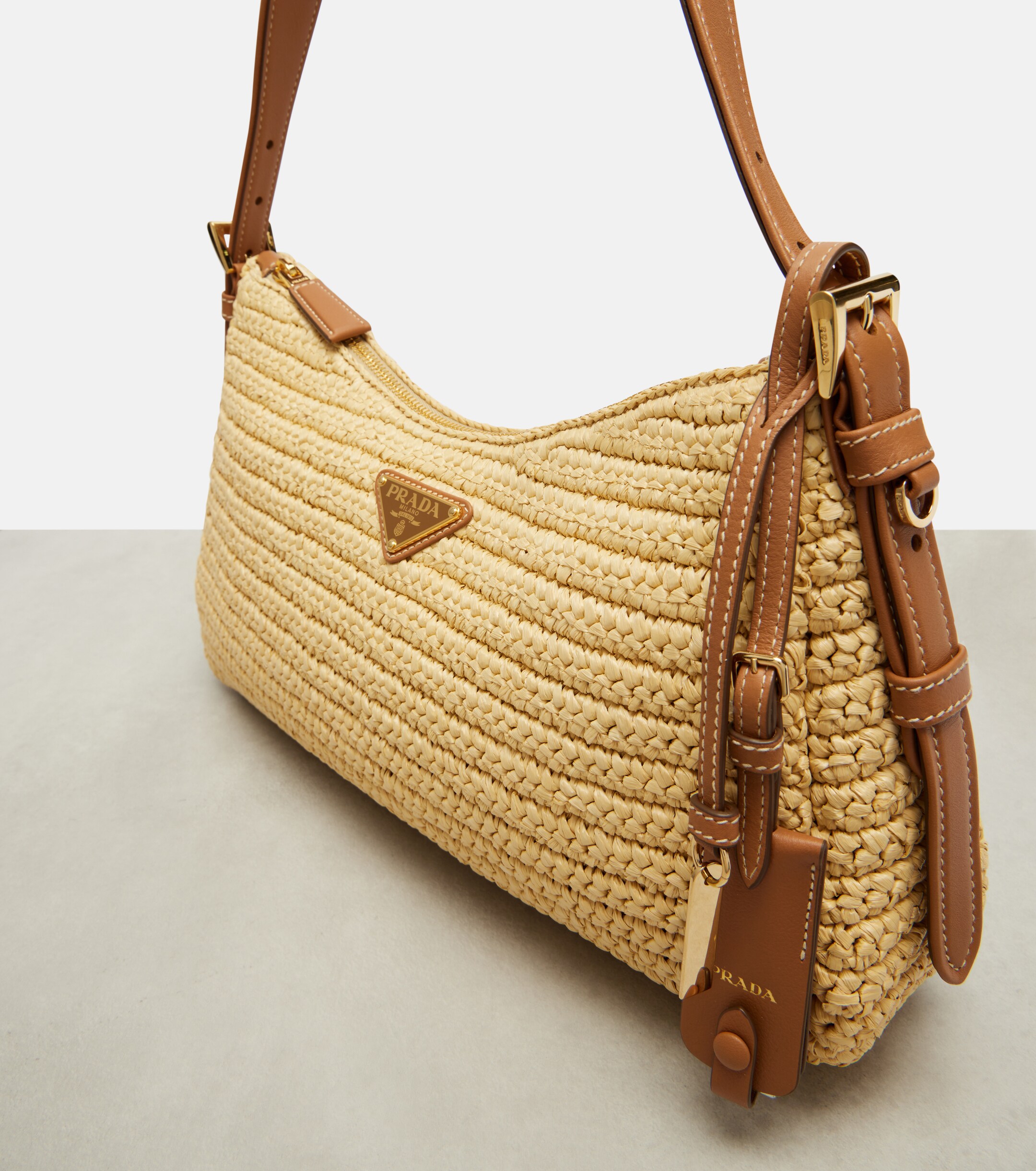Prada Prada Aimée Large crochet shoulder bag