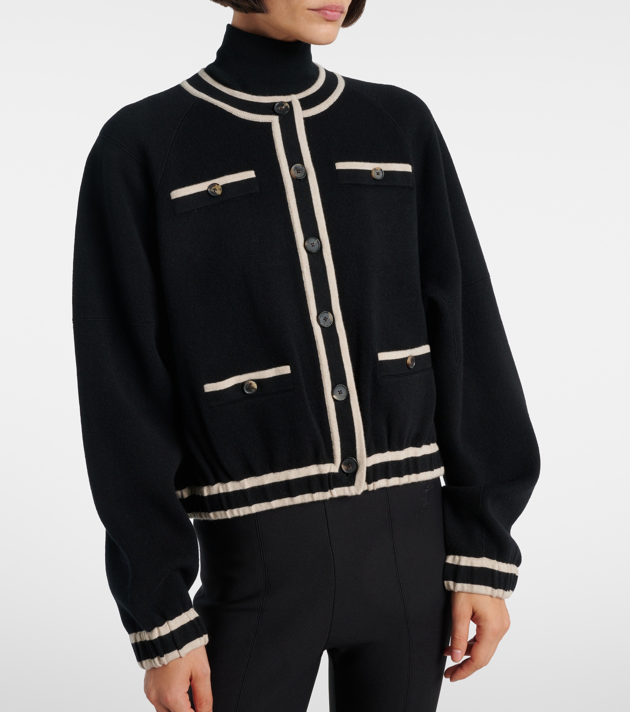 Tory Burch Wool and cashmere-blend jacket thumbnail