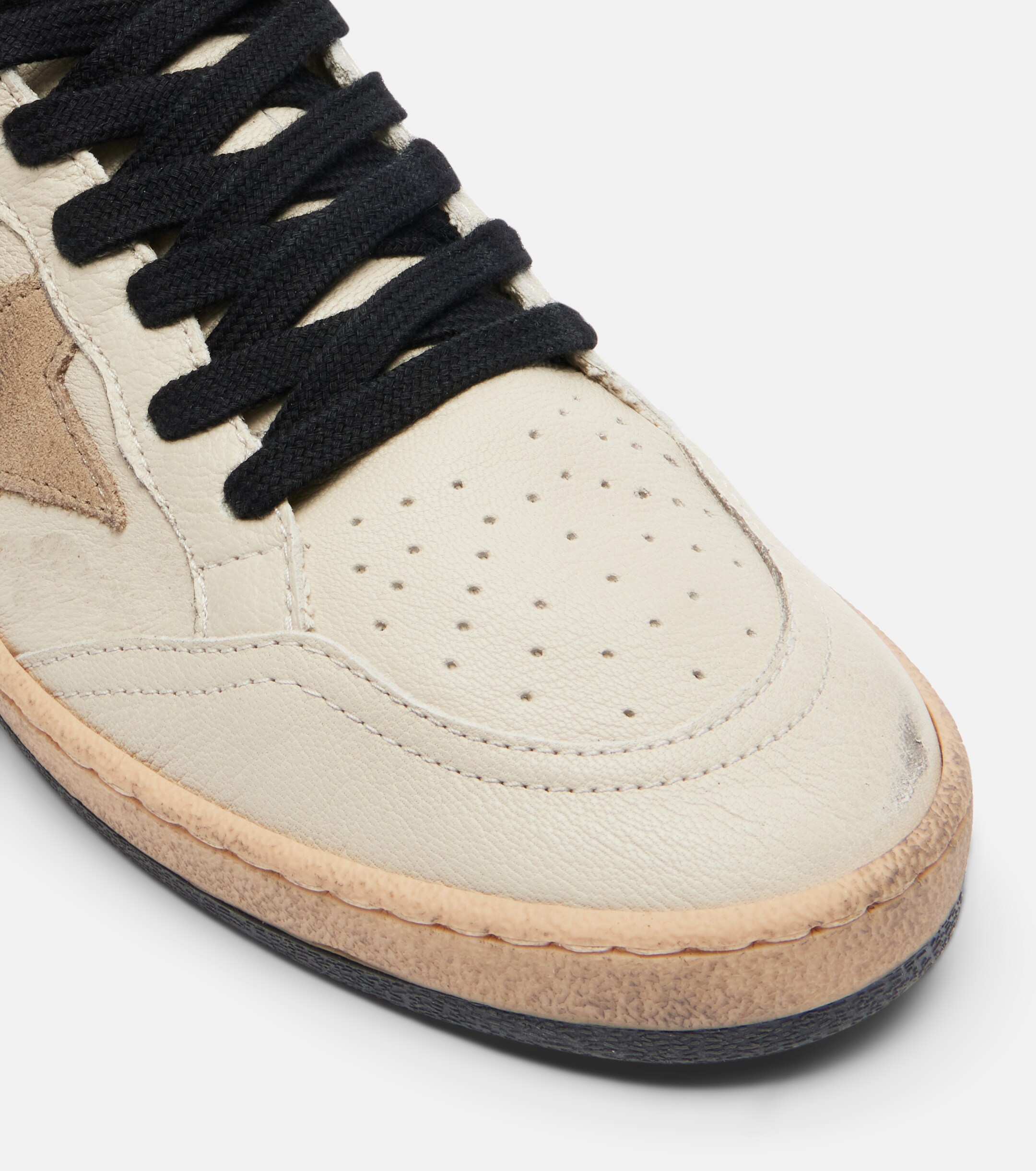 Golden Goose Golden Goose Ball Star leopard-print leather sneakers