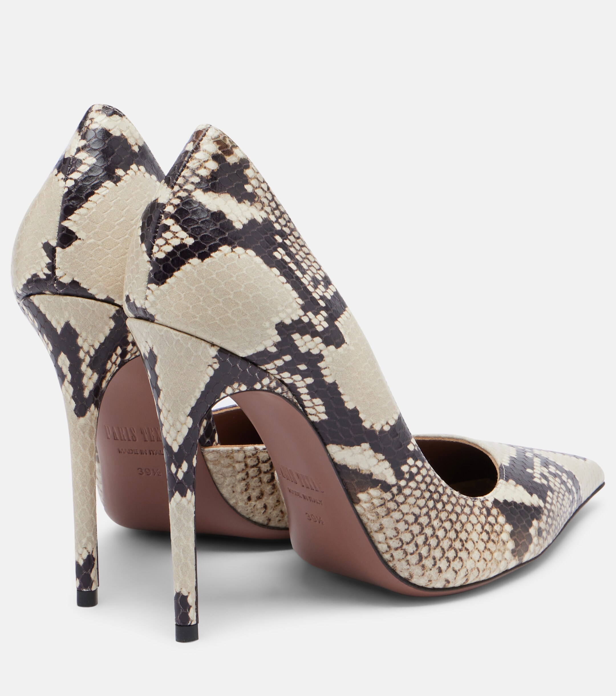 Paris Texas Paris Texas Vera snake-effect leather pumps