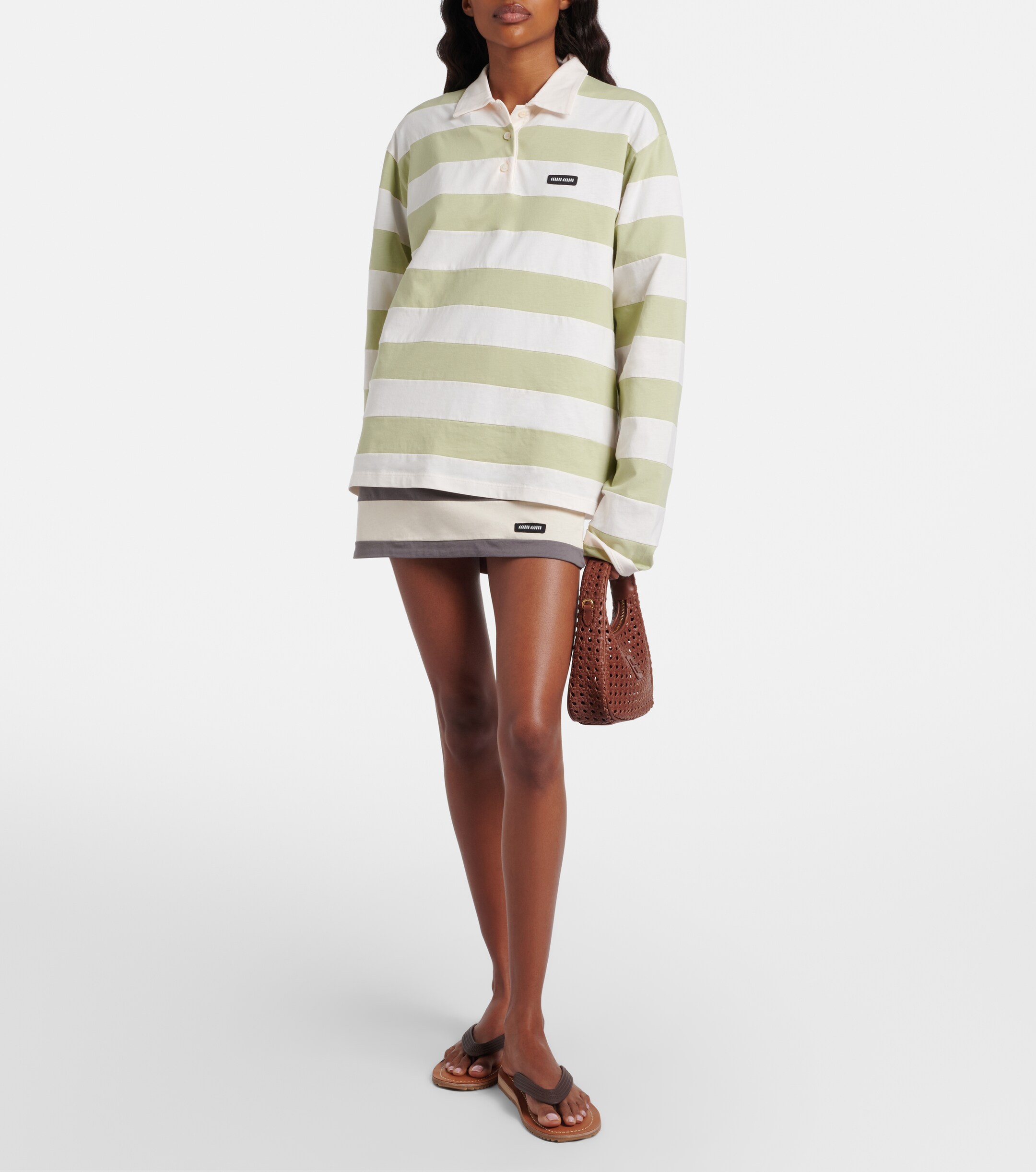 Miu Miu Wander leather top-handle bag