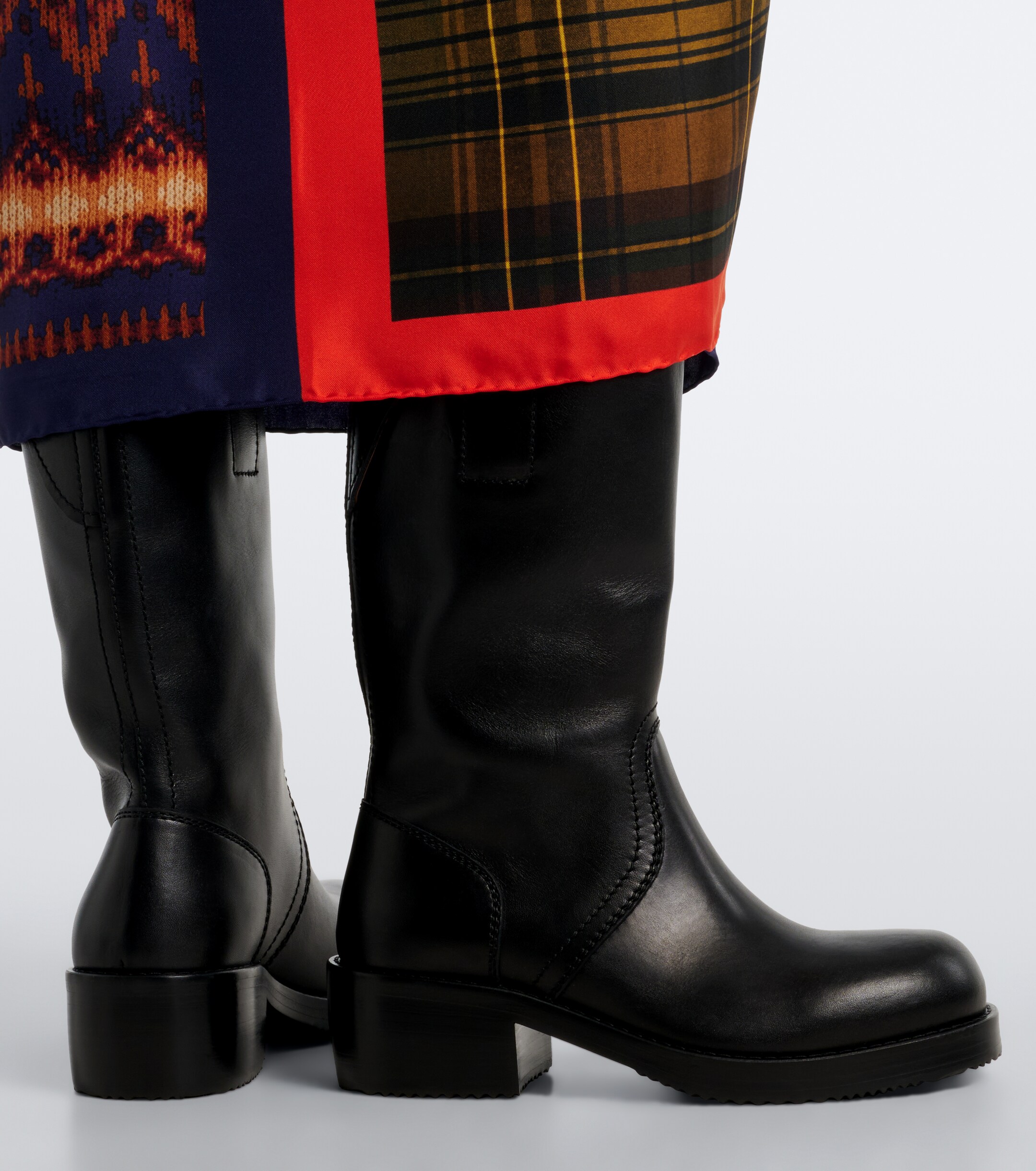 Dries Van Noten Dries Van Noten Leather biker boots
