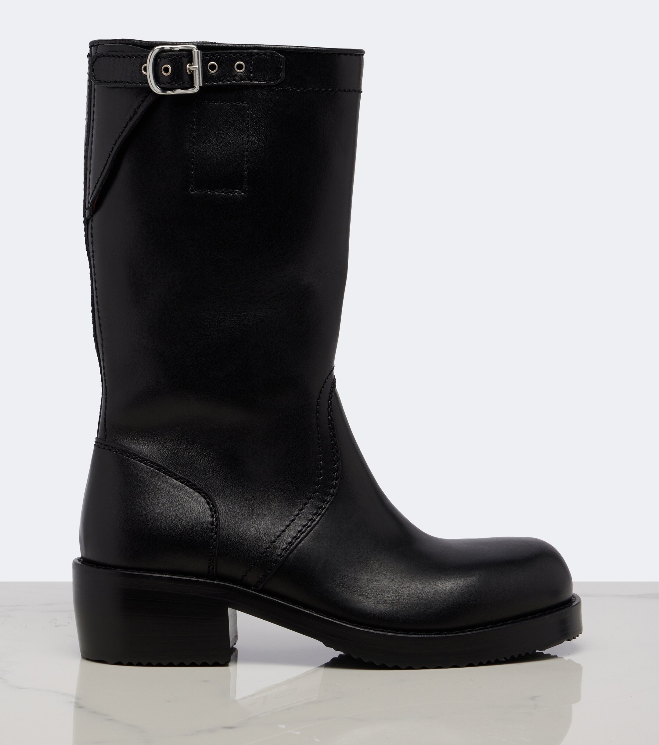 Dries Van Noten Dries Van Noten Leather biker boots