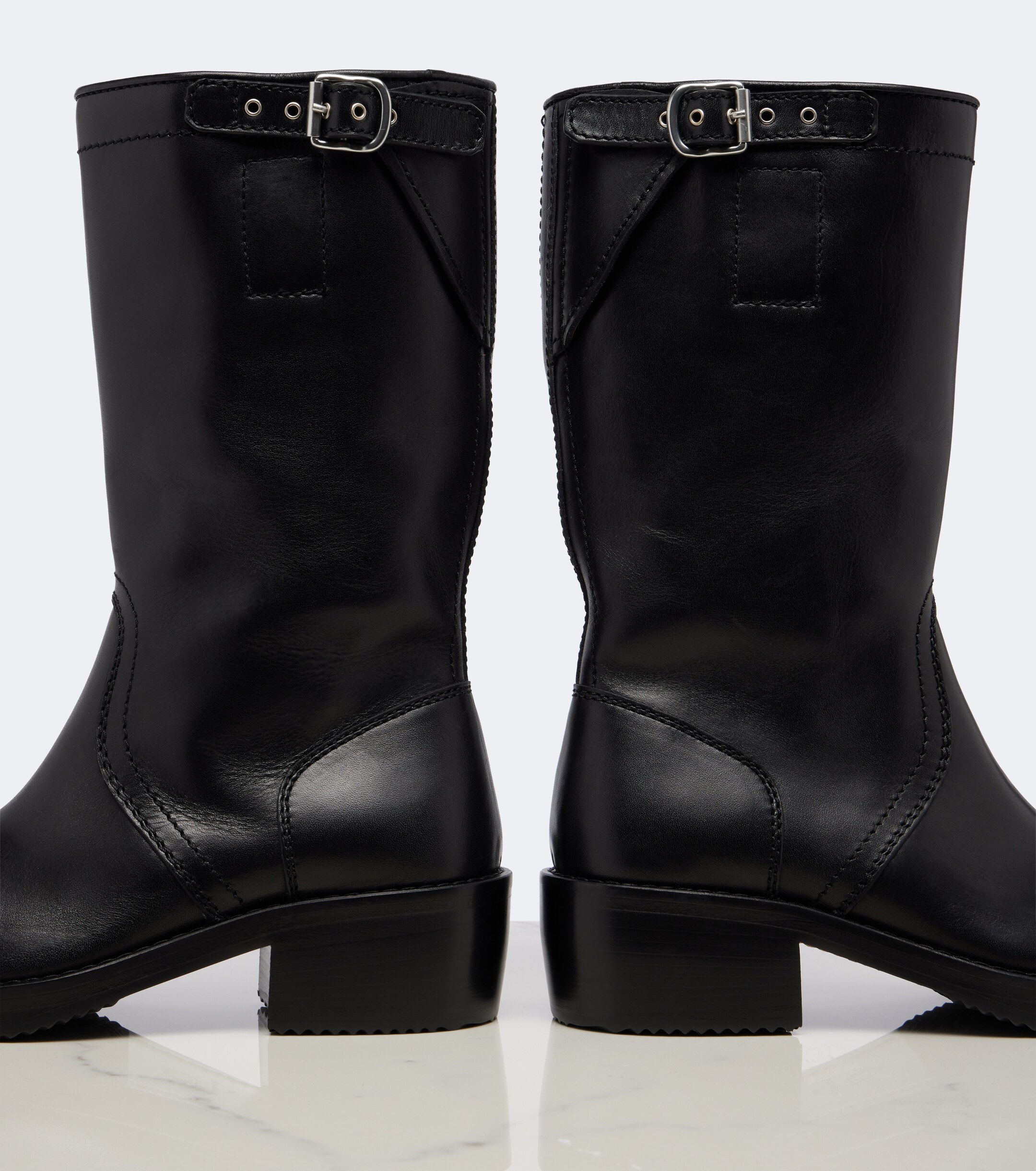 Dries Van Noten Dries Van Noten Leather biker boots