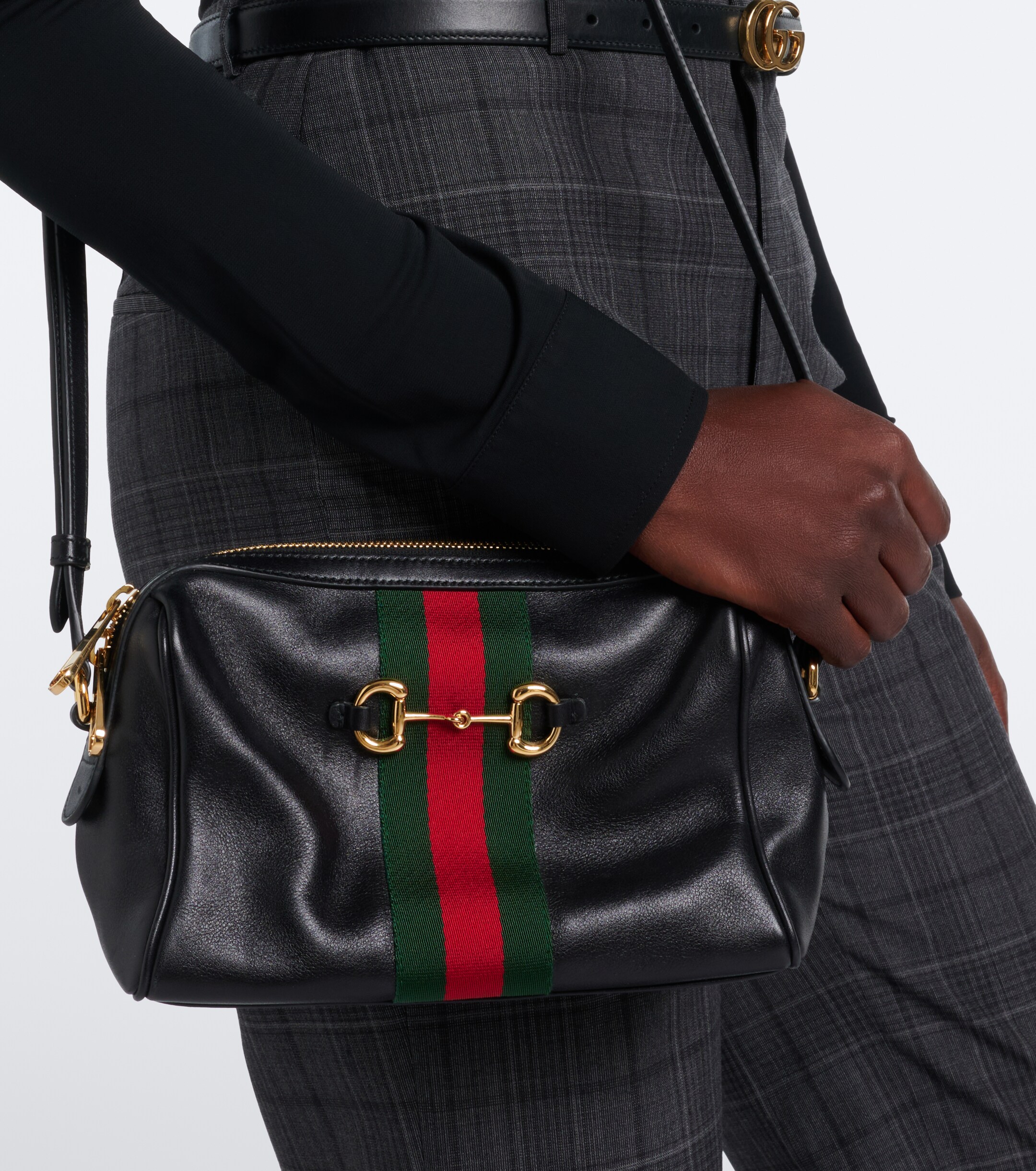 Gucci Horsebit Small leather camera bag