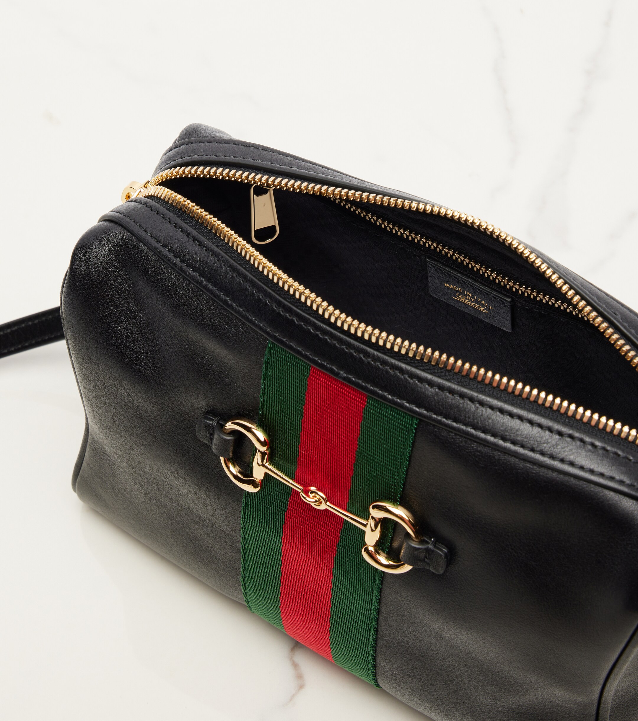 Gucci Horsebit Small leather camera bag
