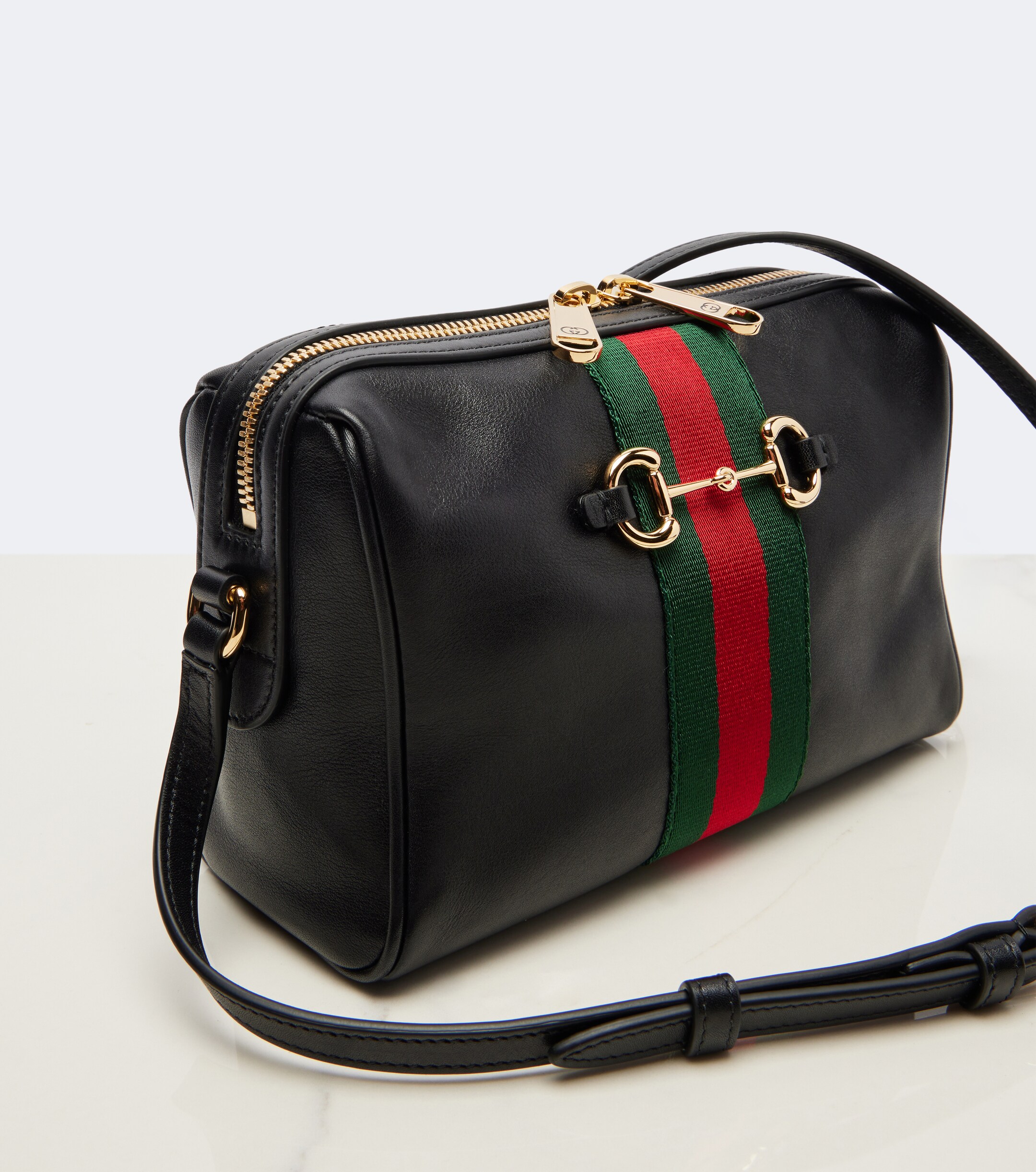 Gucci Horsebit Small leather camera bag