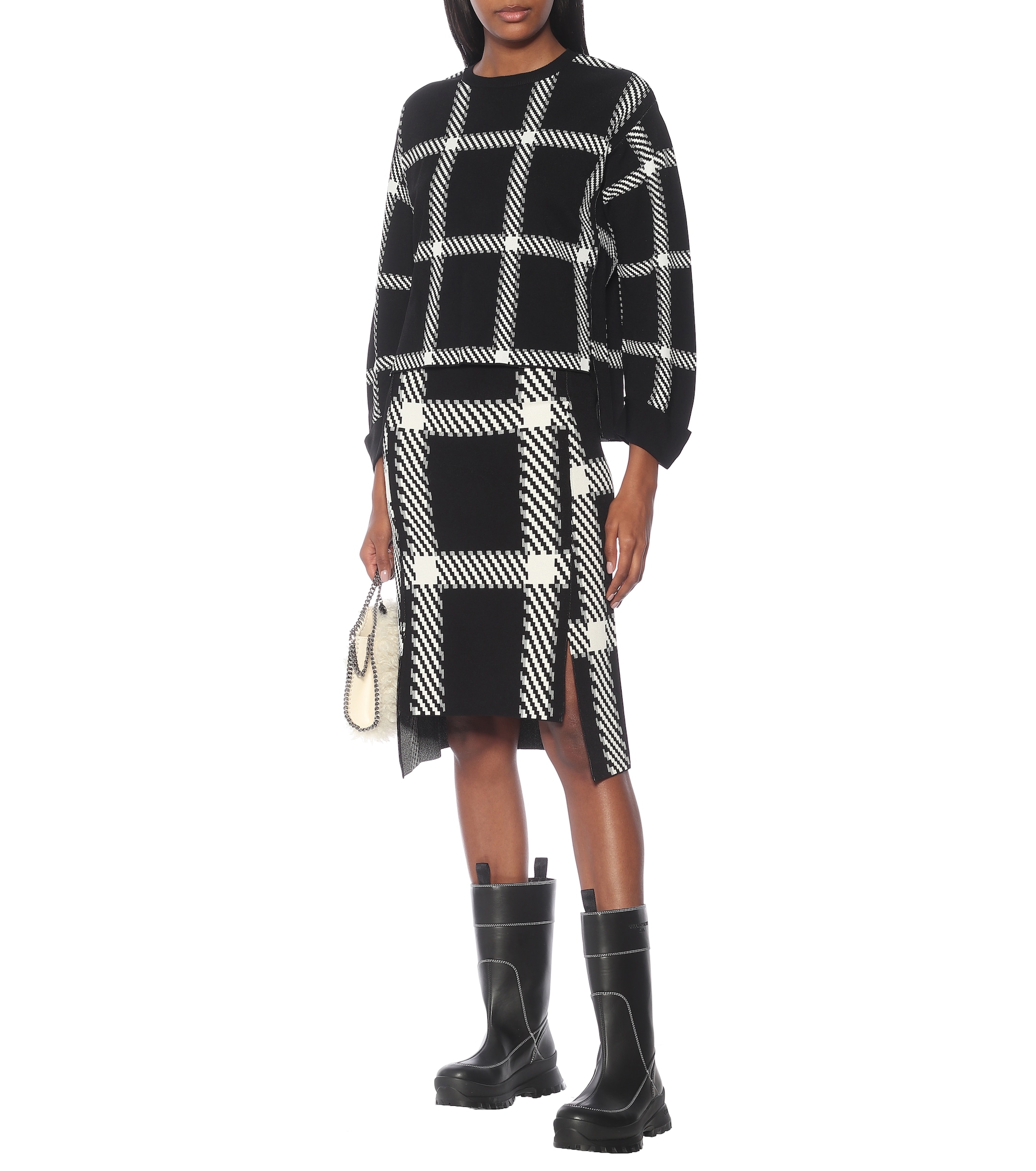 Stella McCartney Trace Utility faux leather boots