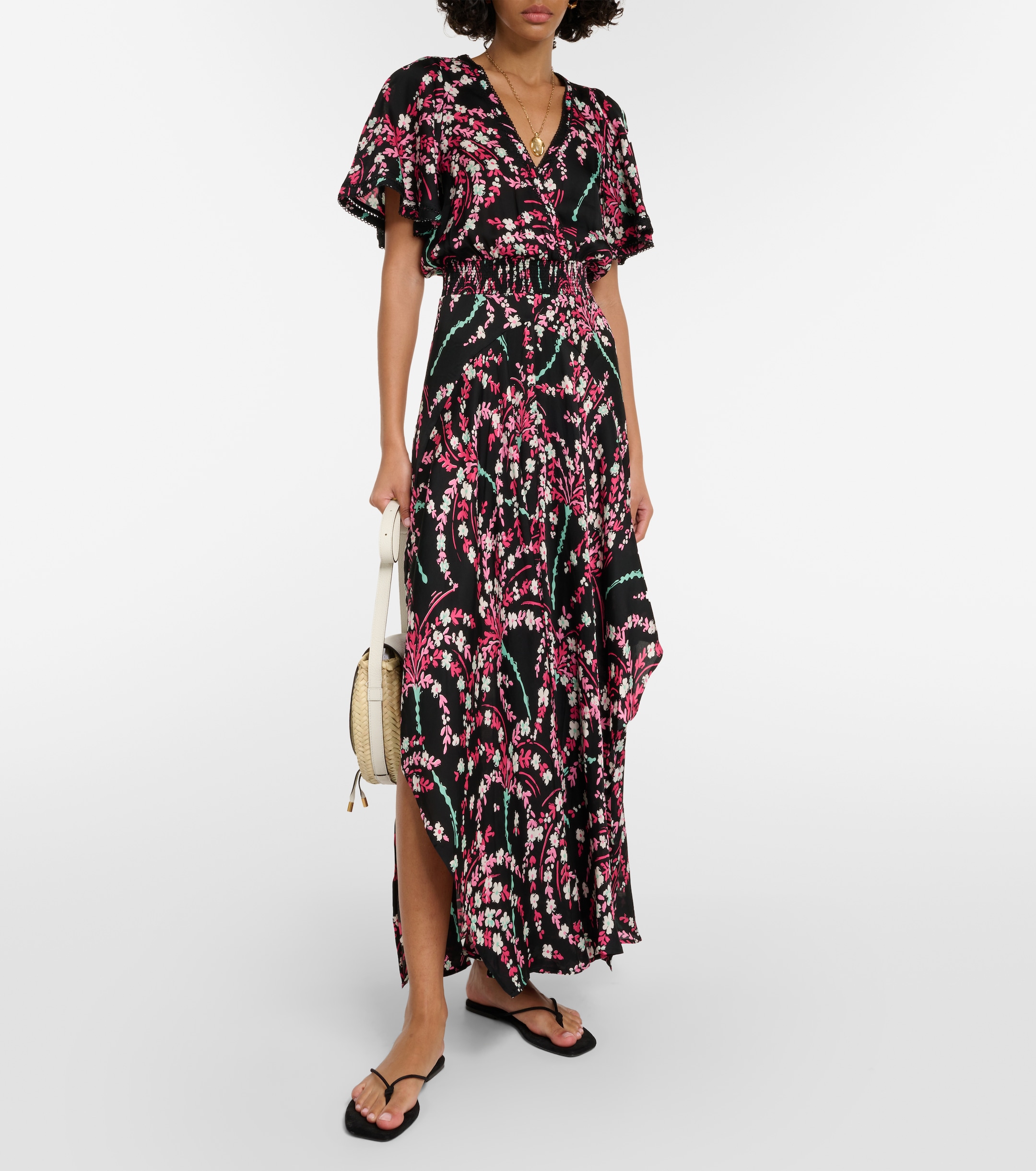 Poupette St Barth Mabelle printed maxi dress
