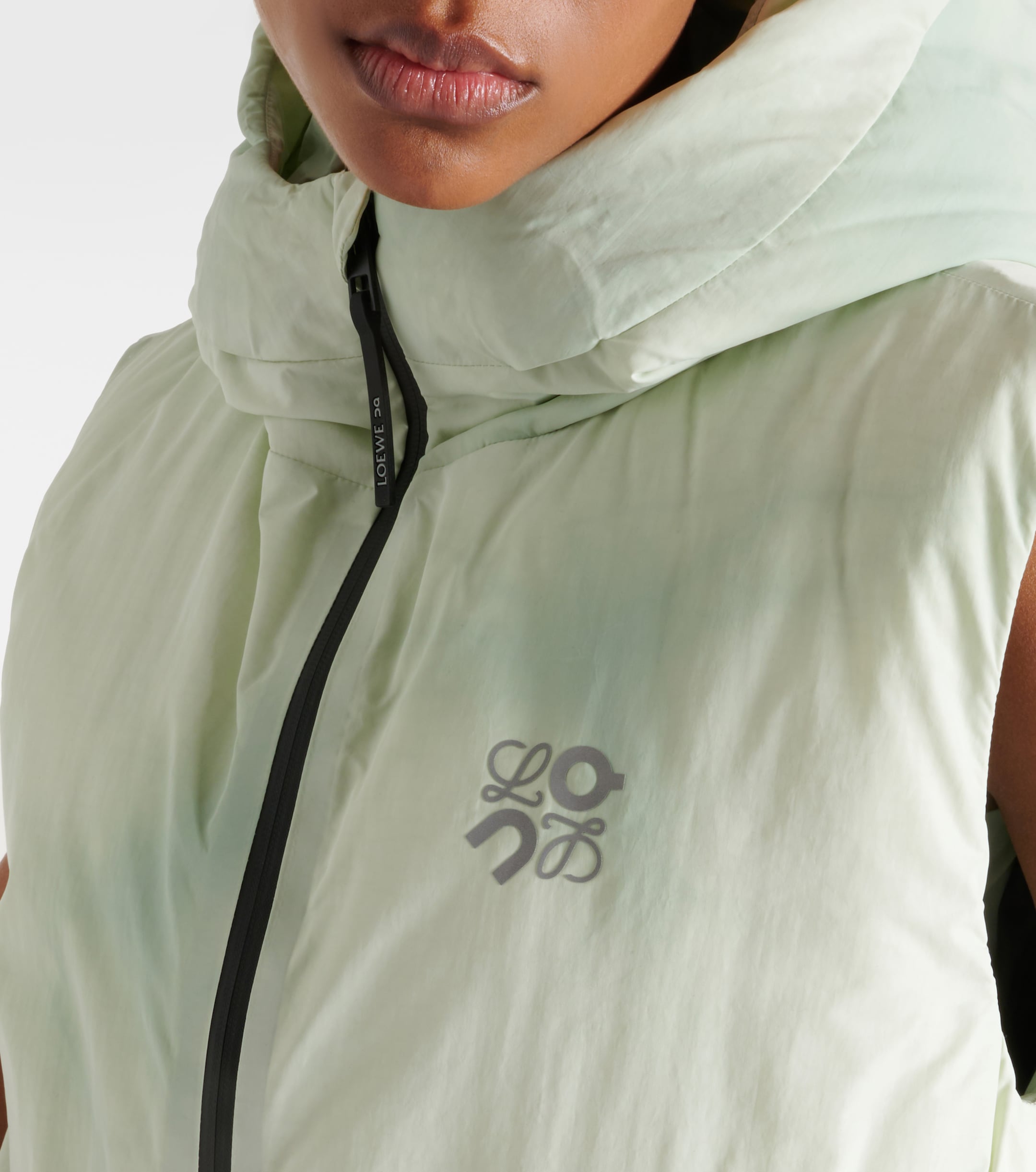 Loewe x On tie-dye technical puffer vest thumbnail
