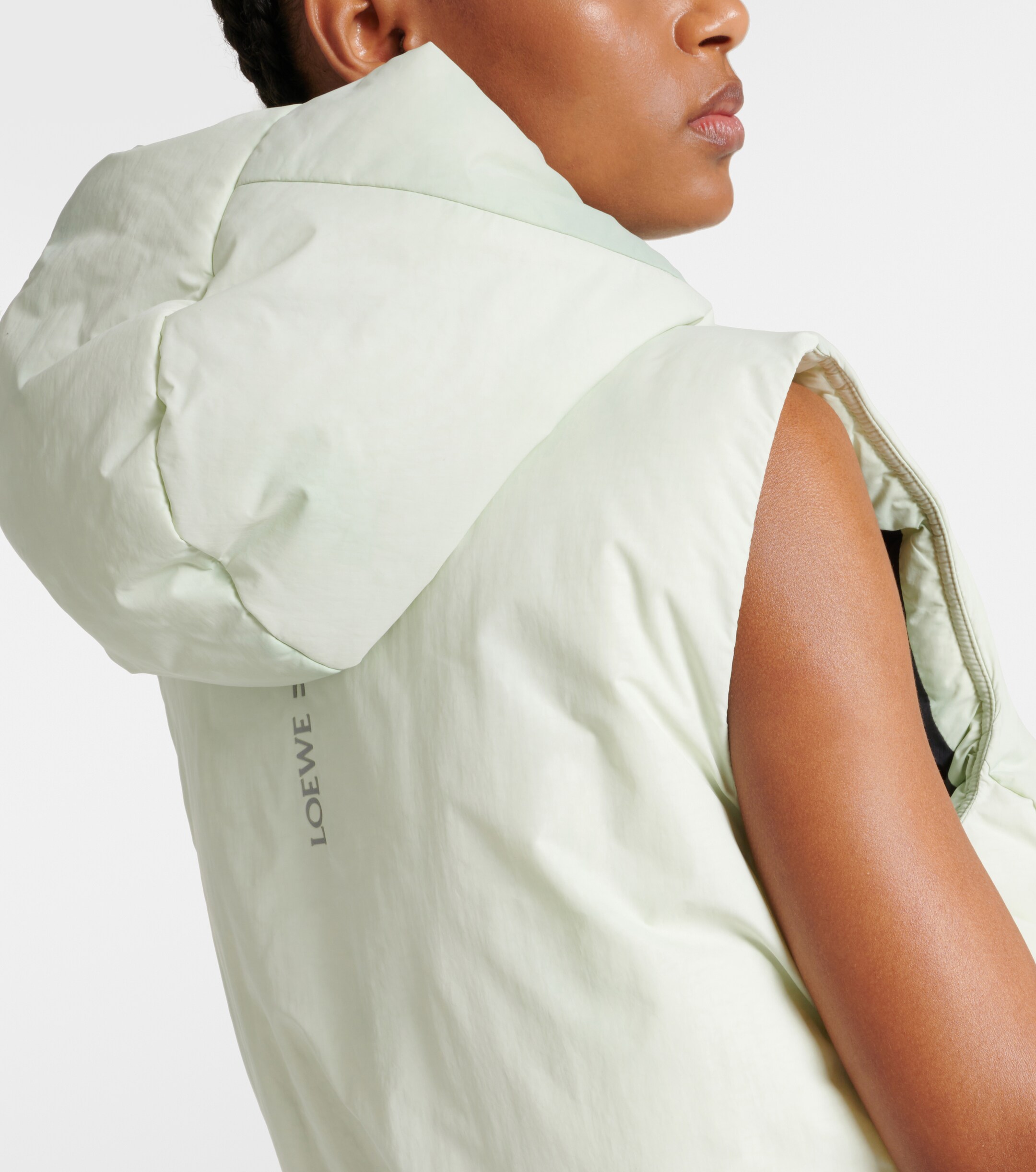 Loewe x On tie-dye technical puffer vest thumbnail
