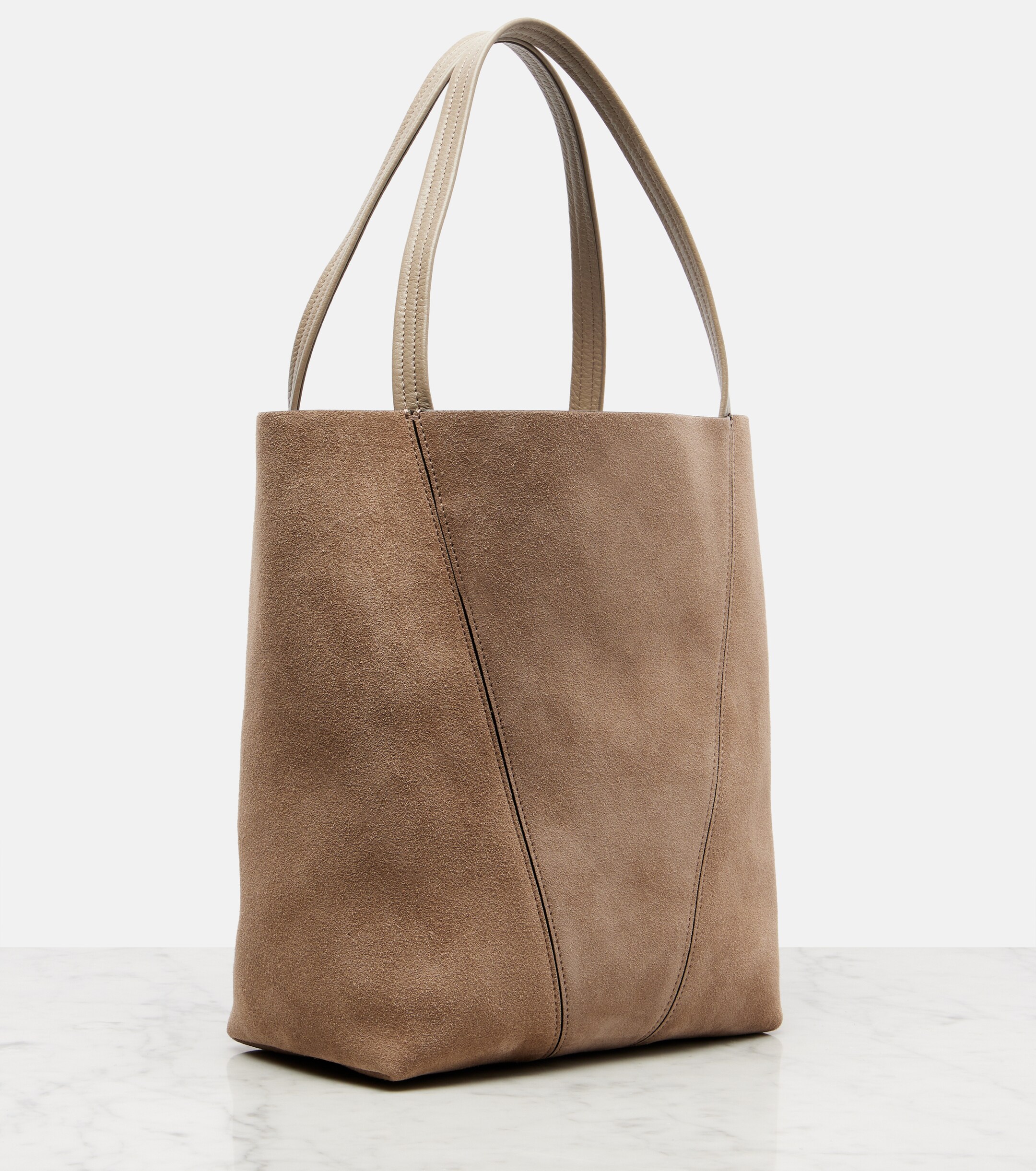 Chloé Chloé Spin Medium suede tote bag