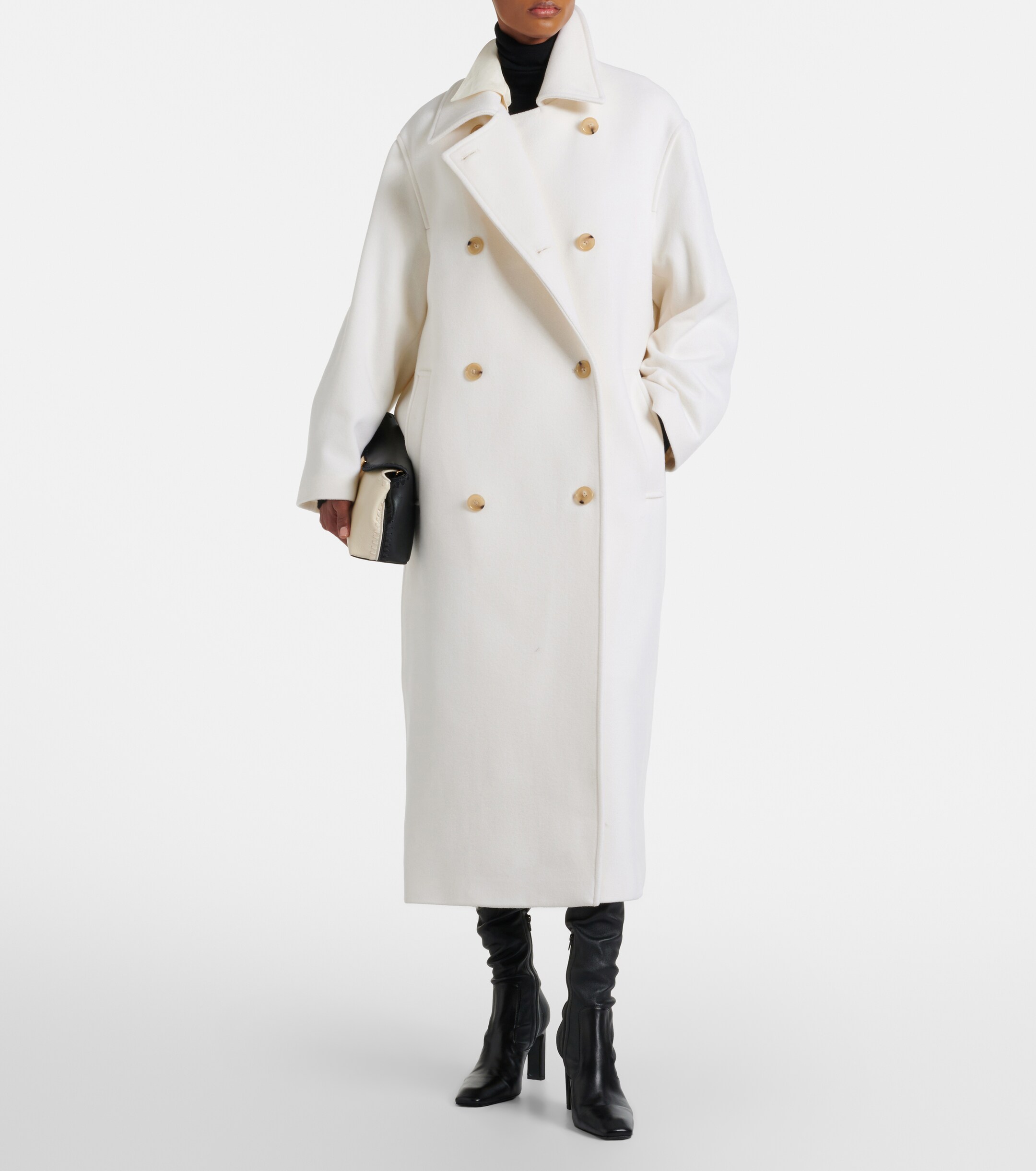 TOTEME Double-breasted wool-blend coat
