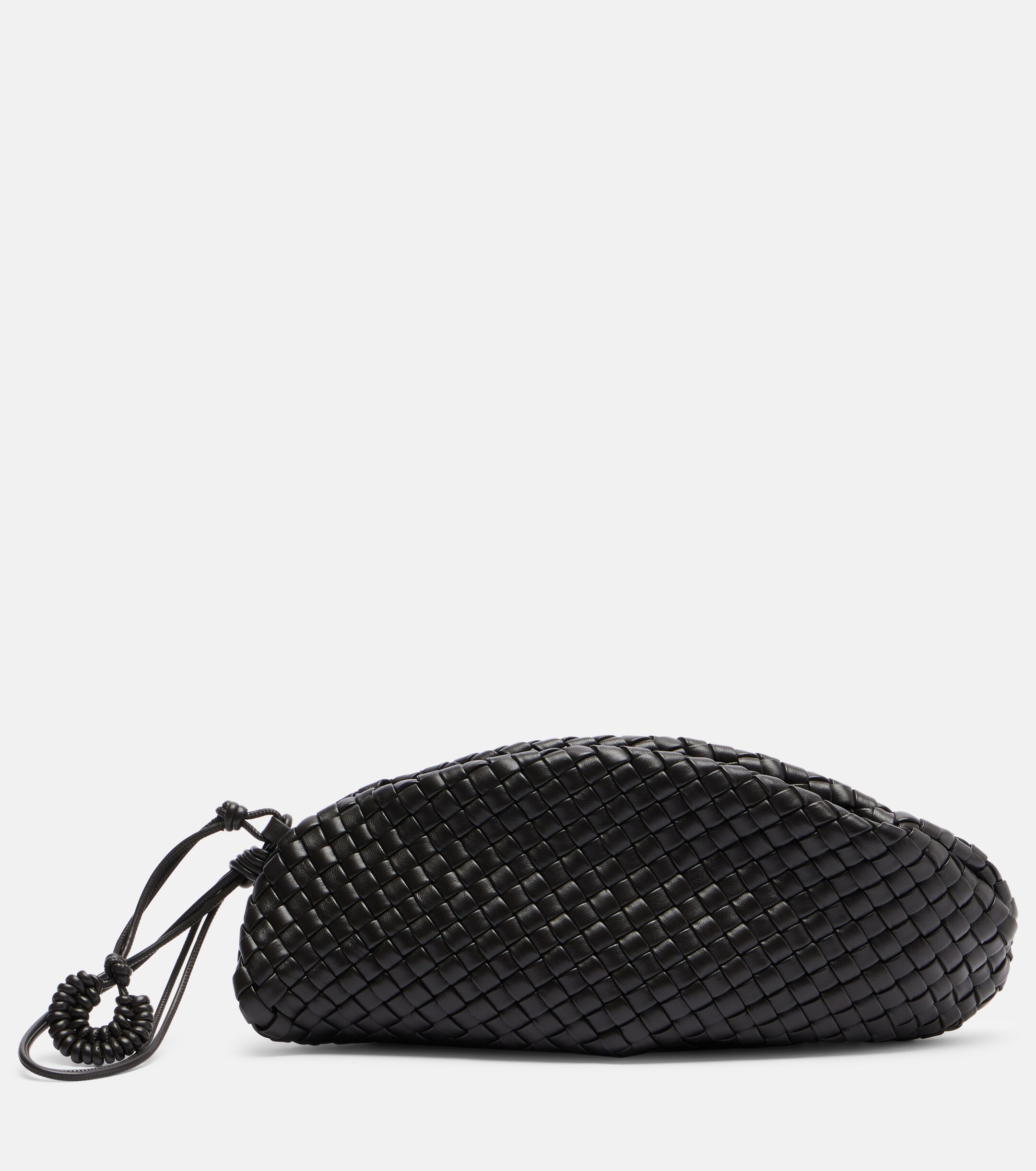 Bottega Veneta Onda Small Intreccio leather clutch