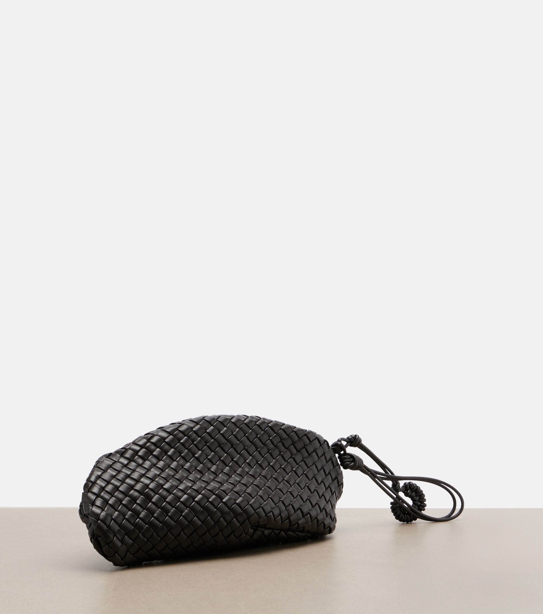 Bottega Veneta Onda Small Intreccio leather clutch