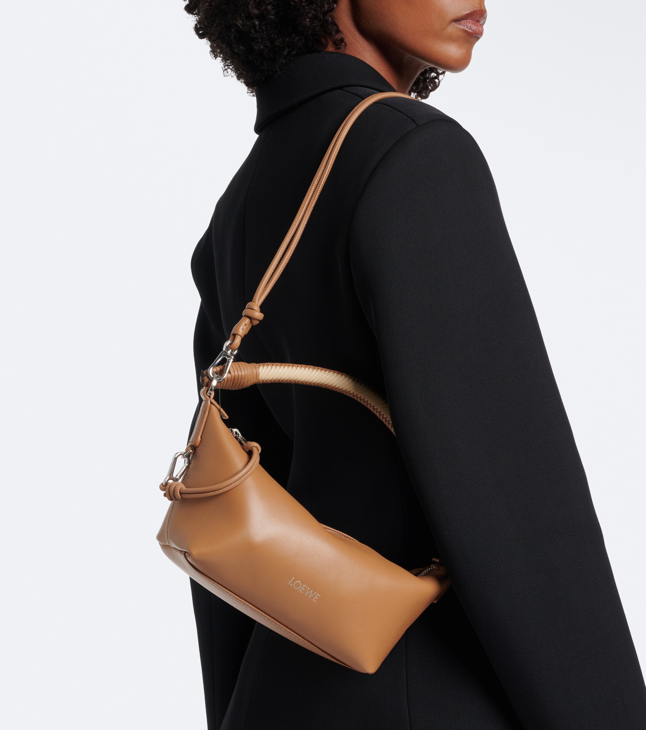 Loewe Cala Small leather top-handle bag