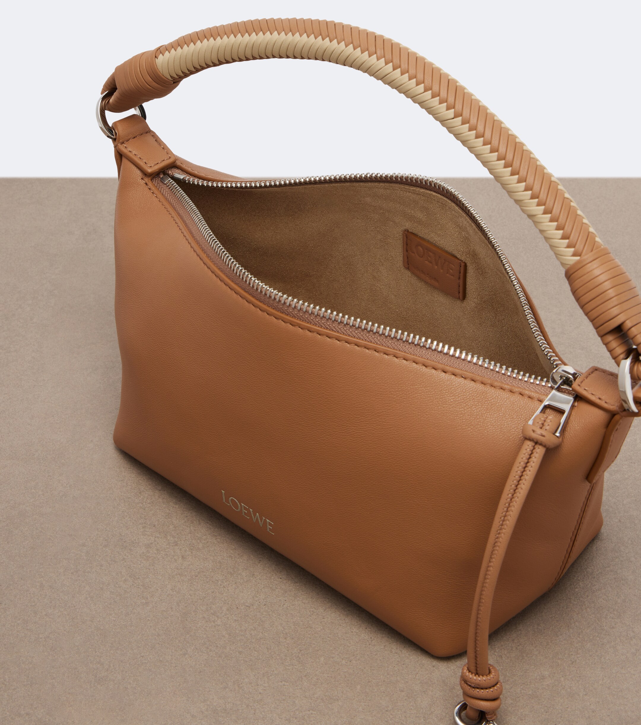 Loewe Cala Small leather top-handle bag