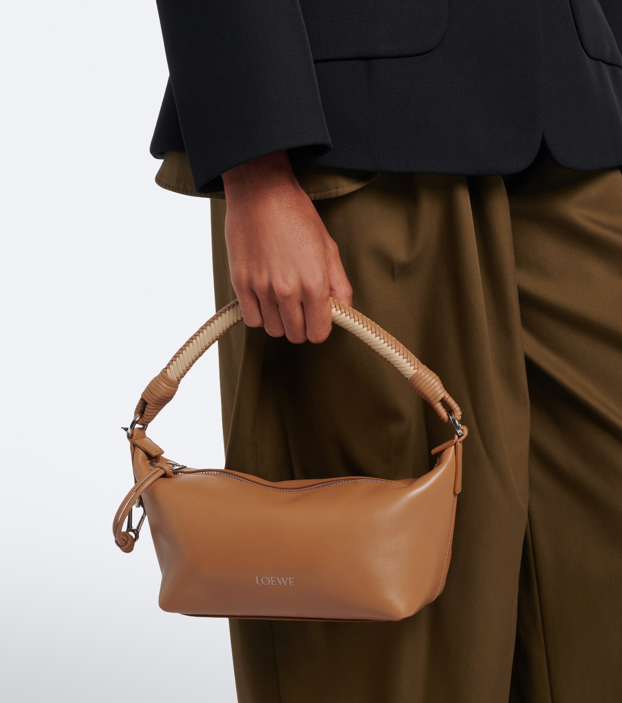 Loewe Cala Small leather top-handle bag