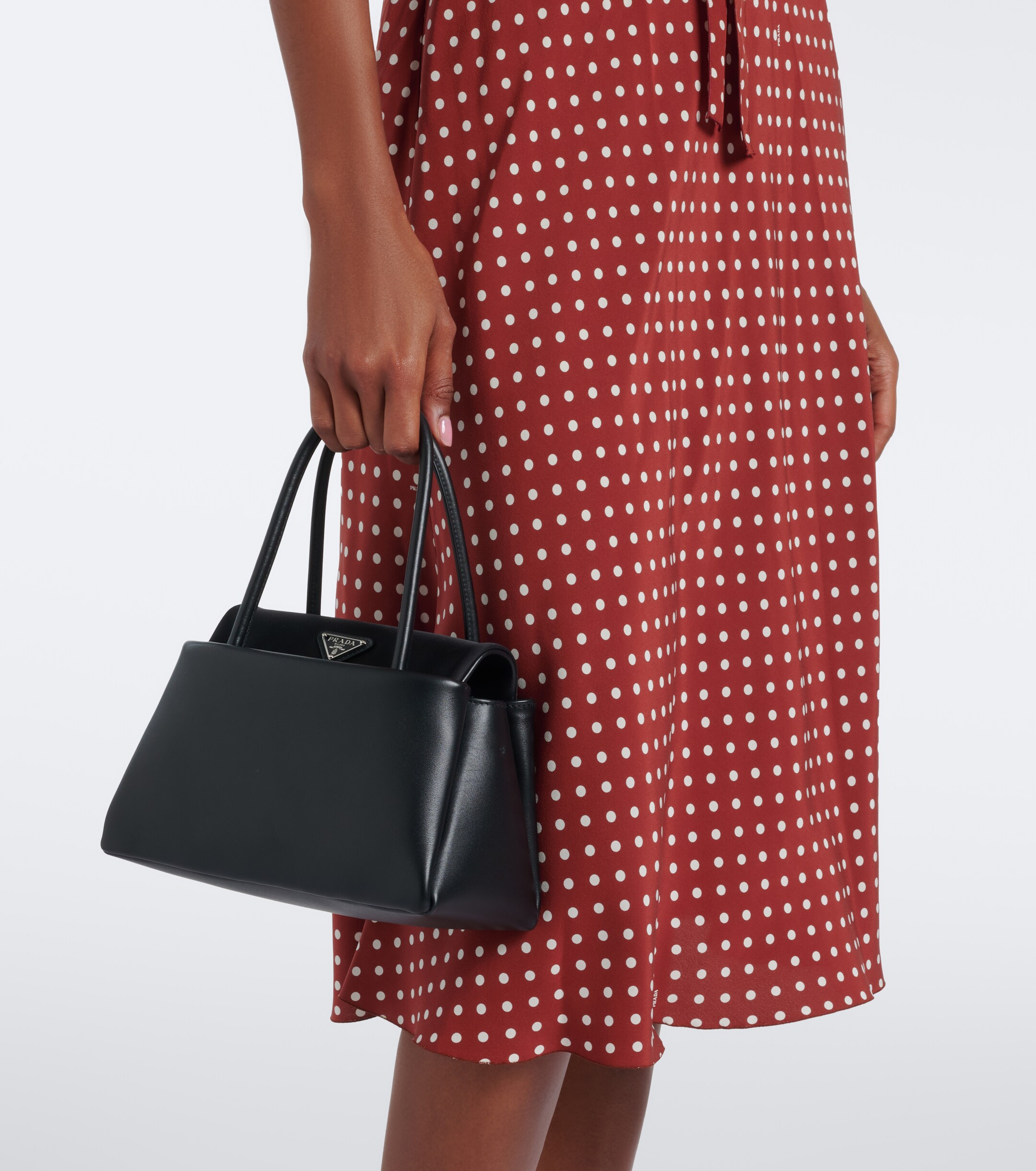 Prada Prada Passage Small leather top-handle bag