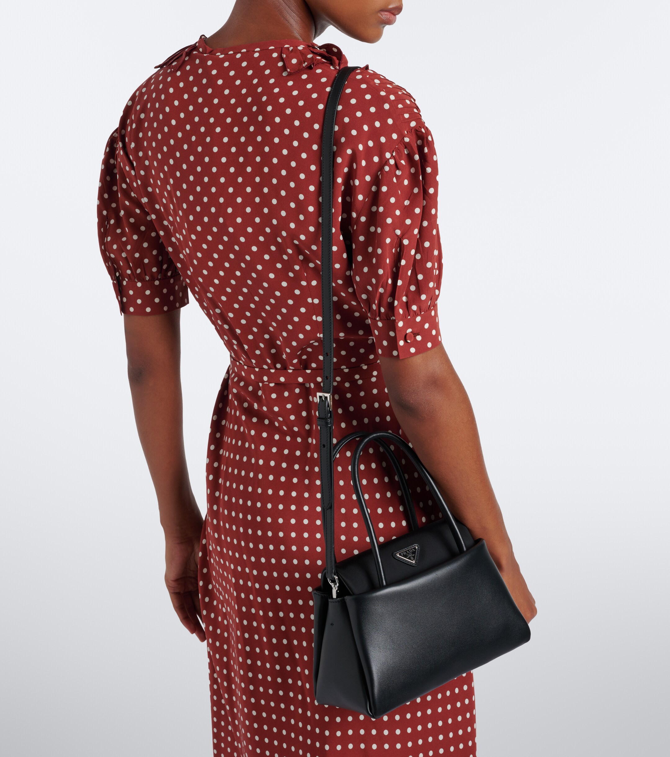Prada Prada Passage Small leather top-handle bag