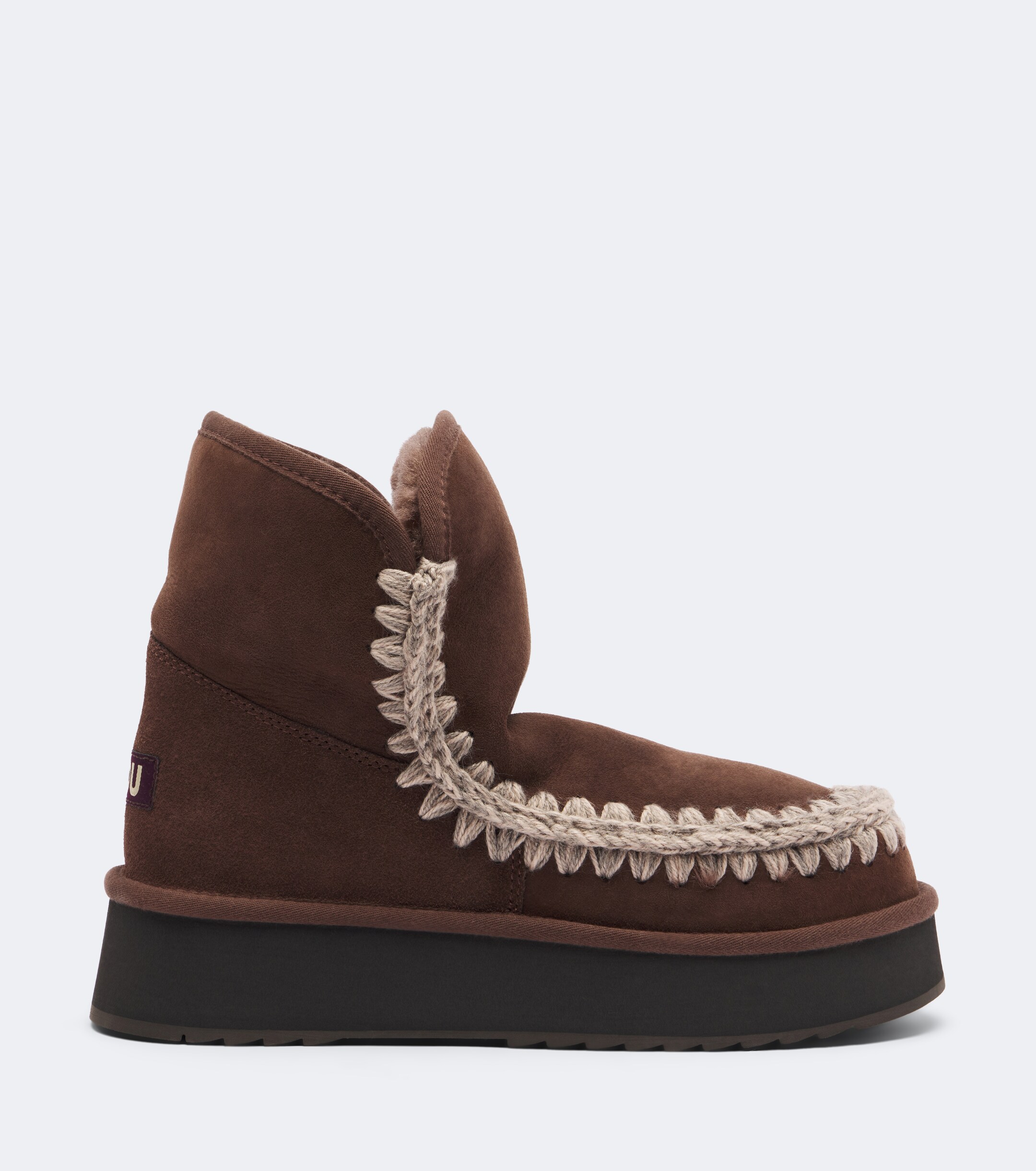 MOU Mou Suede platform ankle boots
