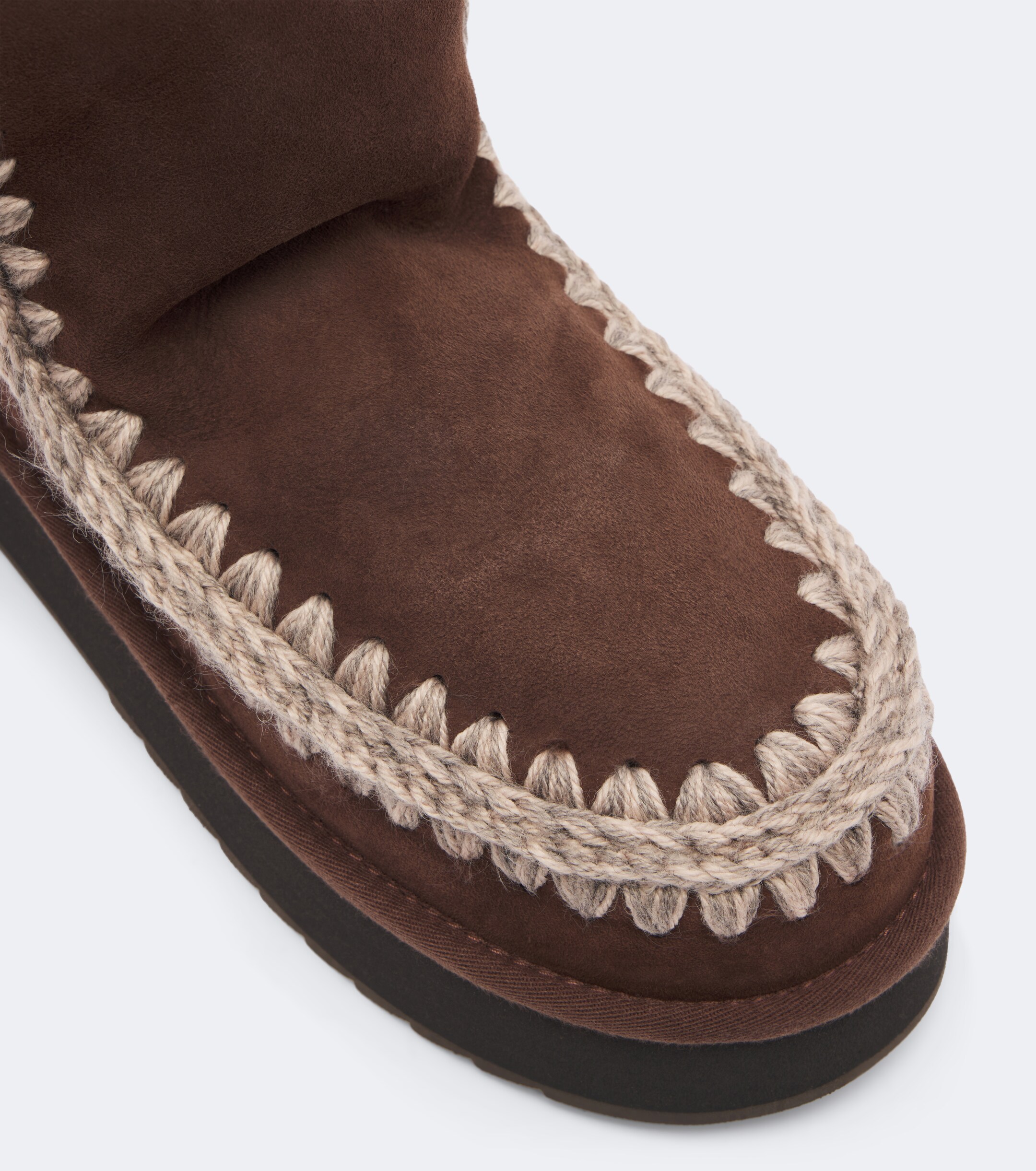 MOU Mou Suede platform ankle boots
