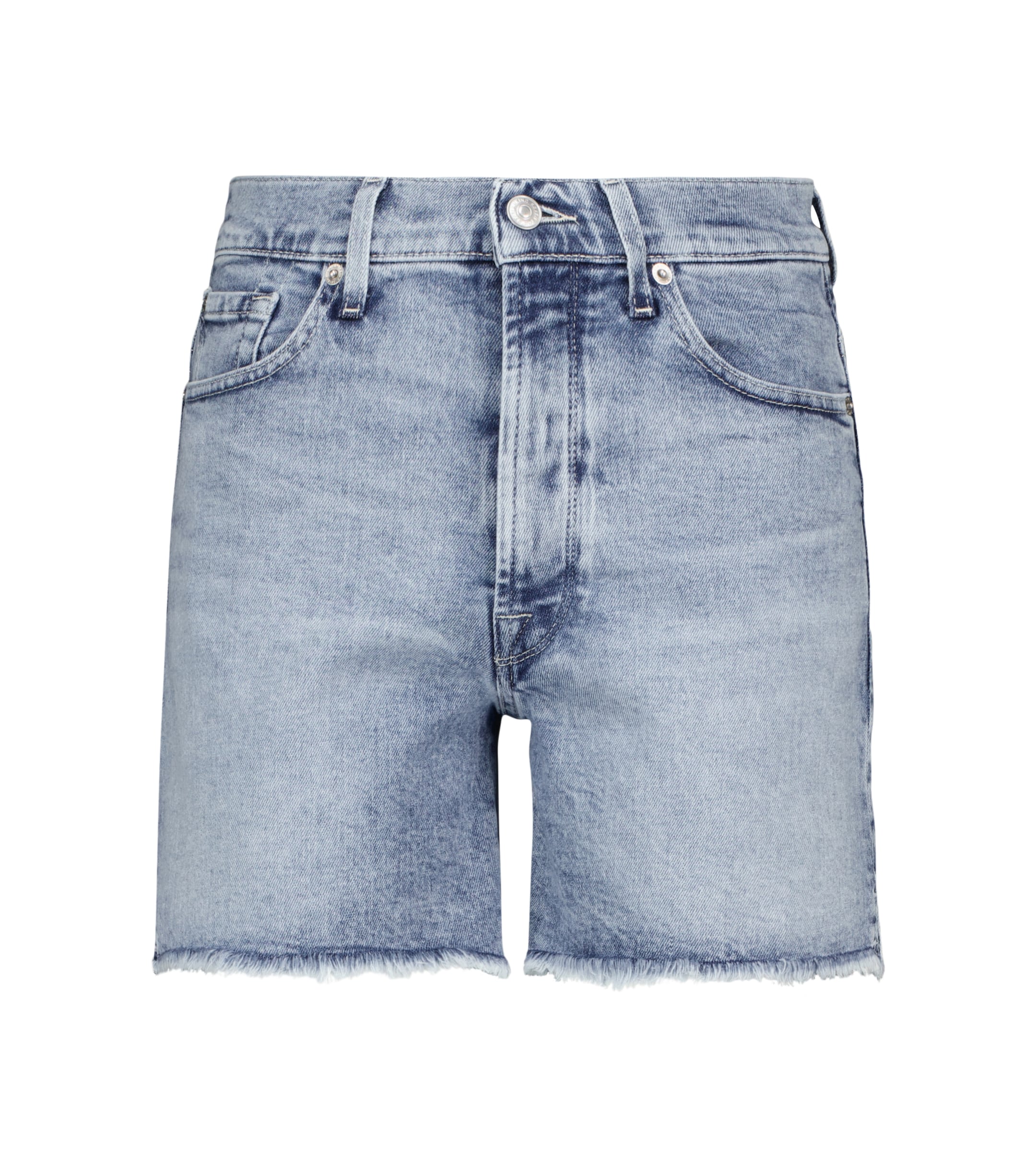 7 For All Mankind Billie high-rise denim shorts