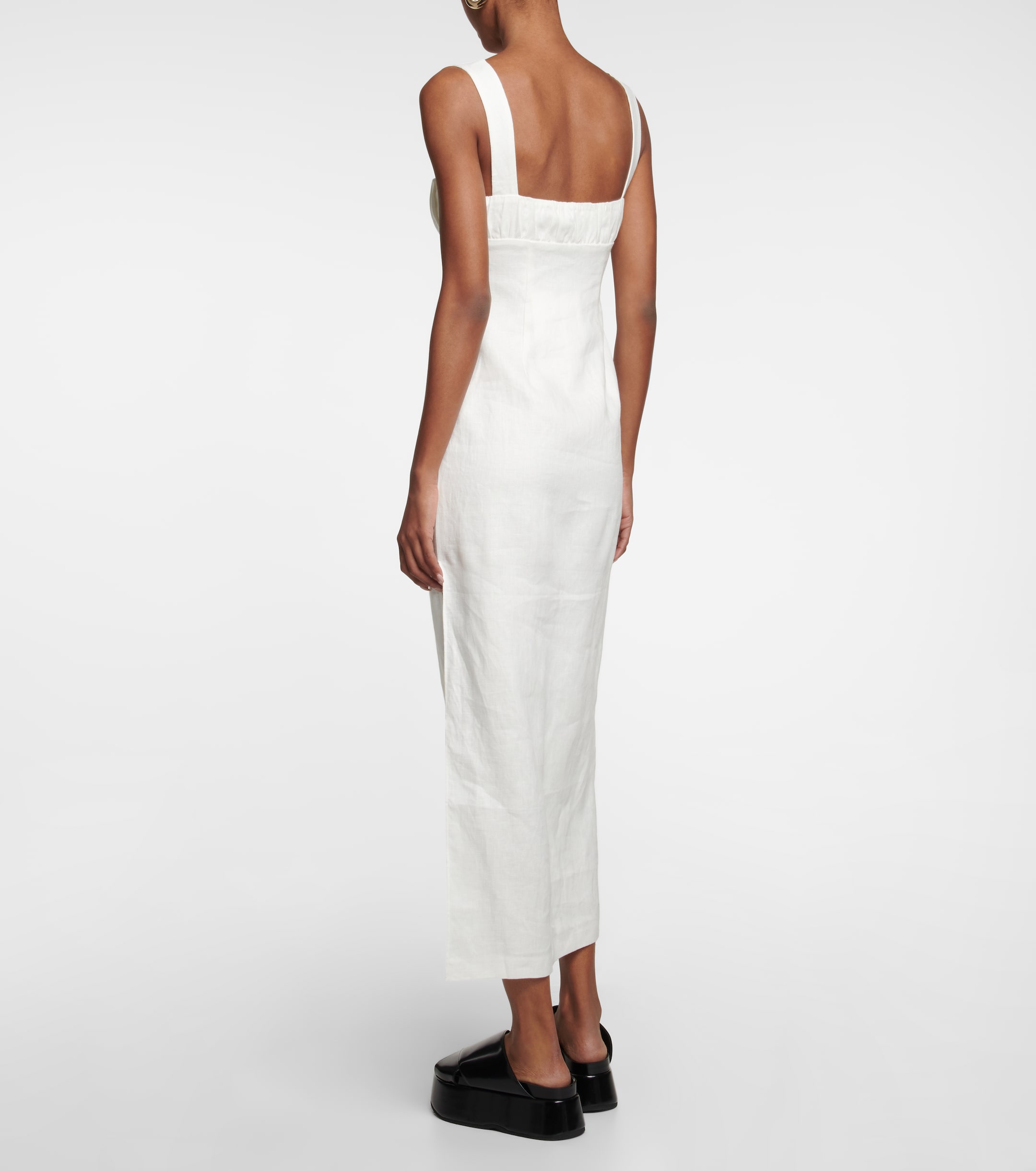 SIR. Bettina linen midi dress