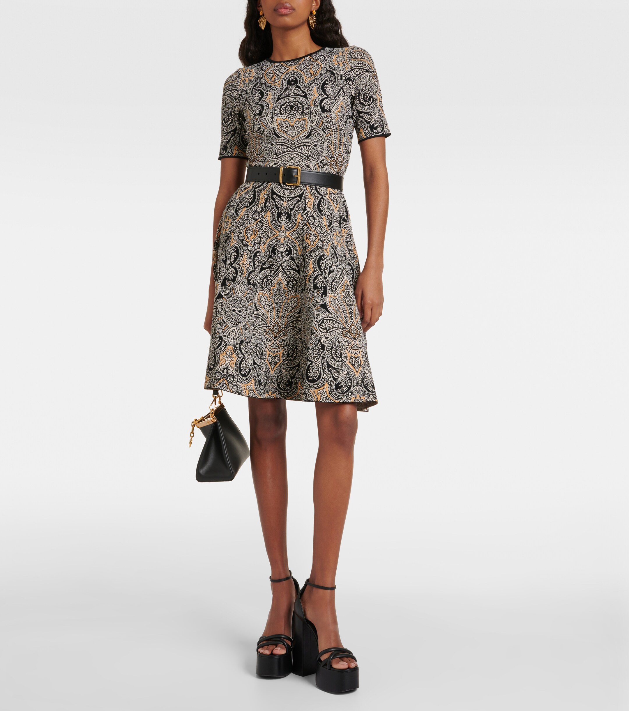 Etro Paisley printed minidress 