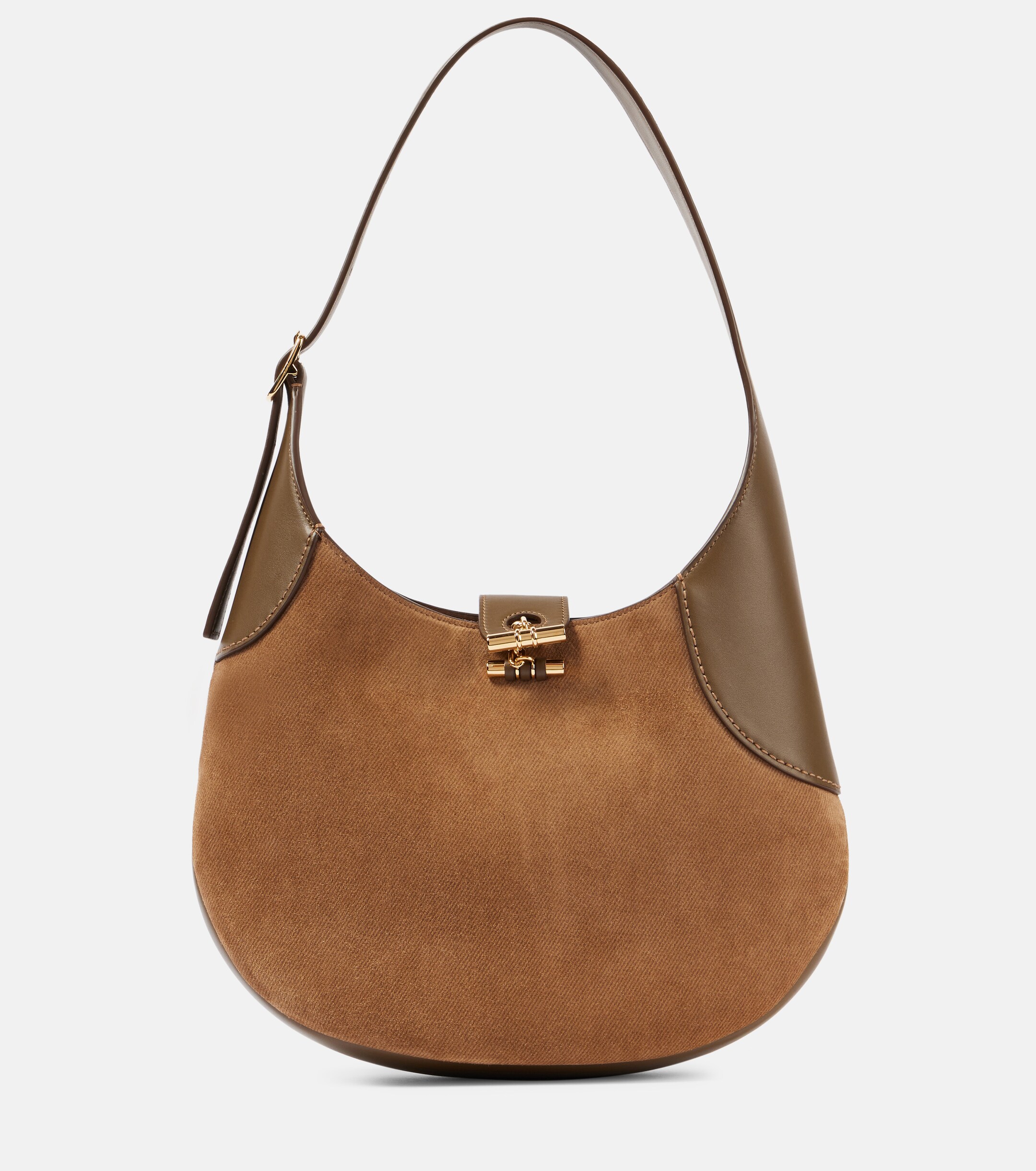 Loro Piana Bobbin Medium leather shoulder bag
