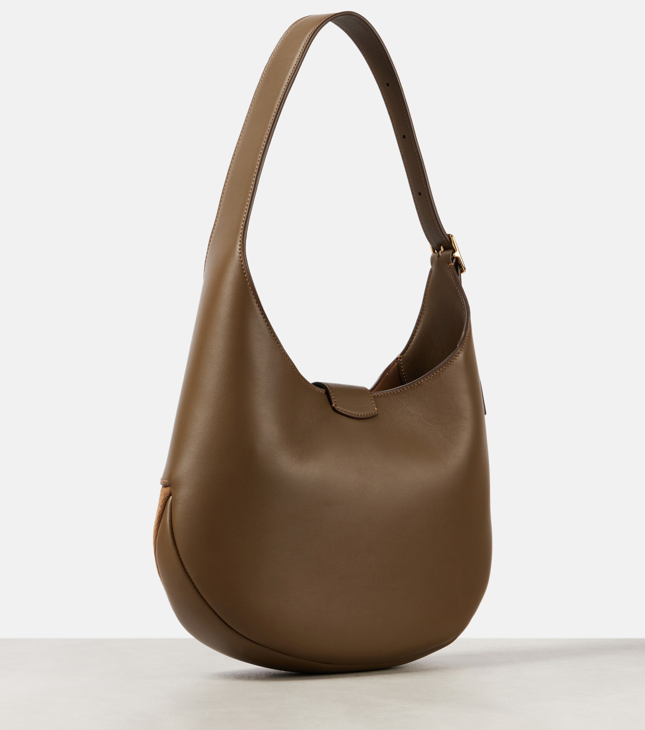 Loro Piana Bobbin Medium leather shoulder bag