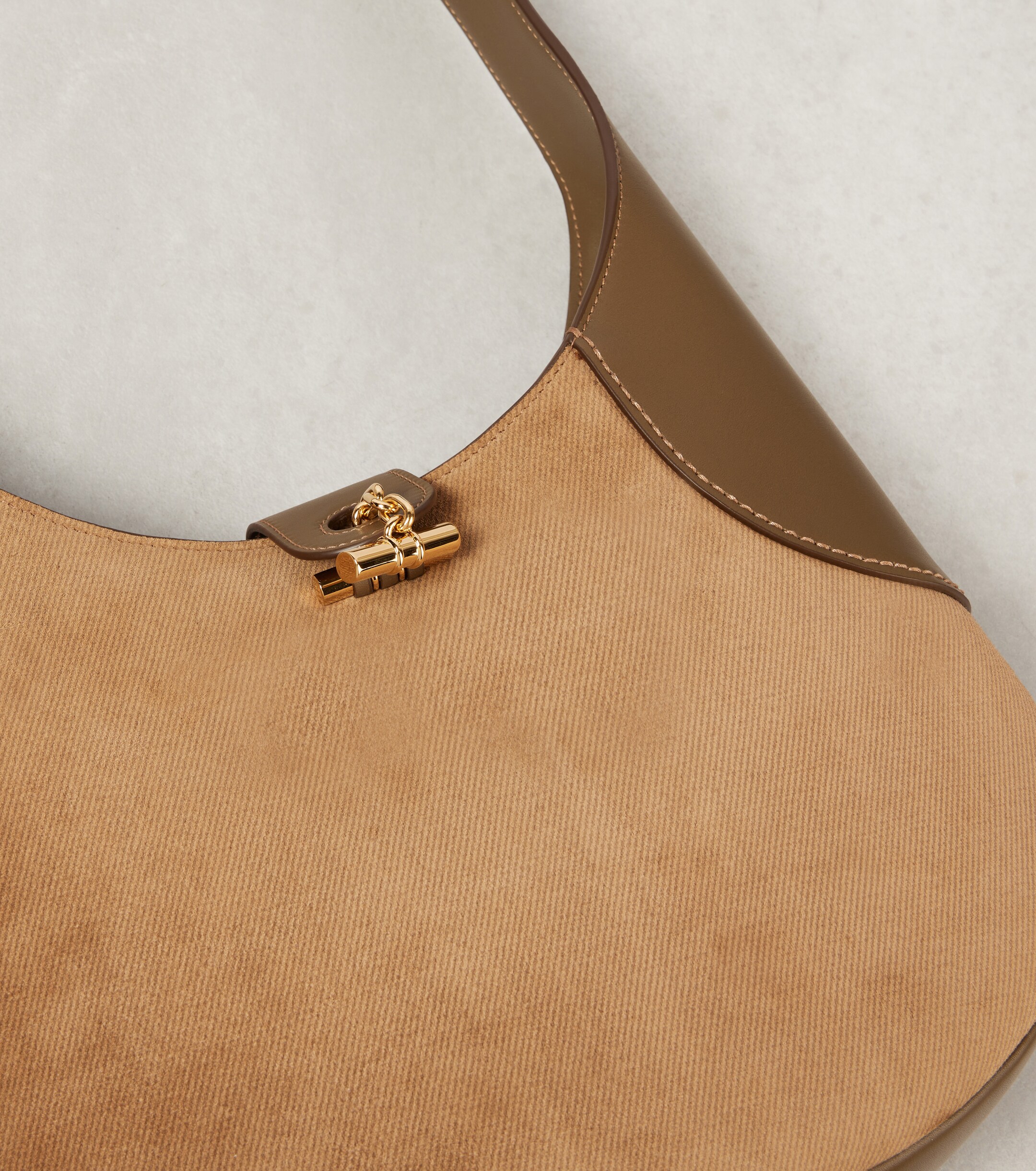 Loro Piana Bobbin Medium leather shoulder bag