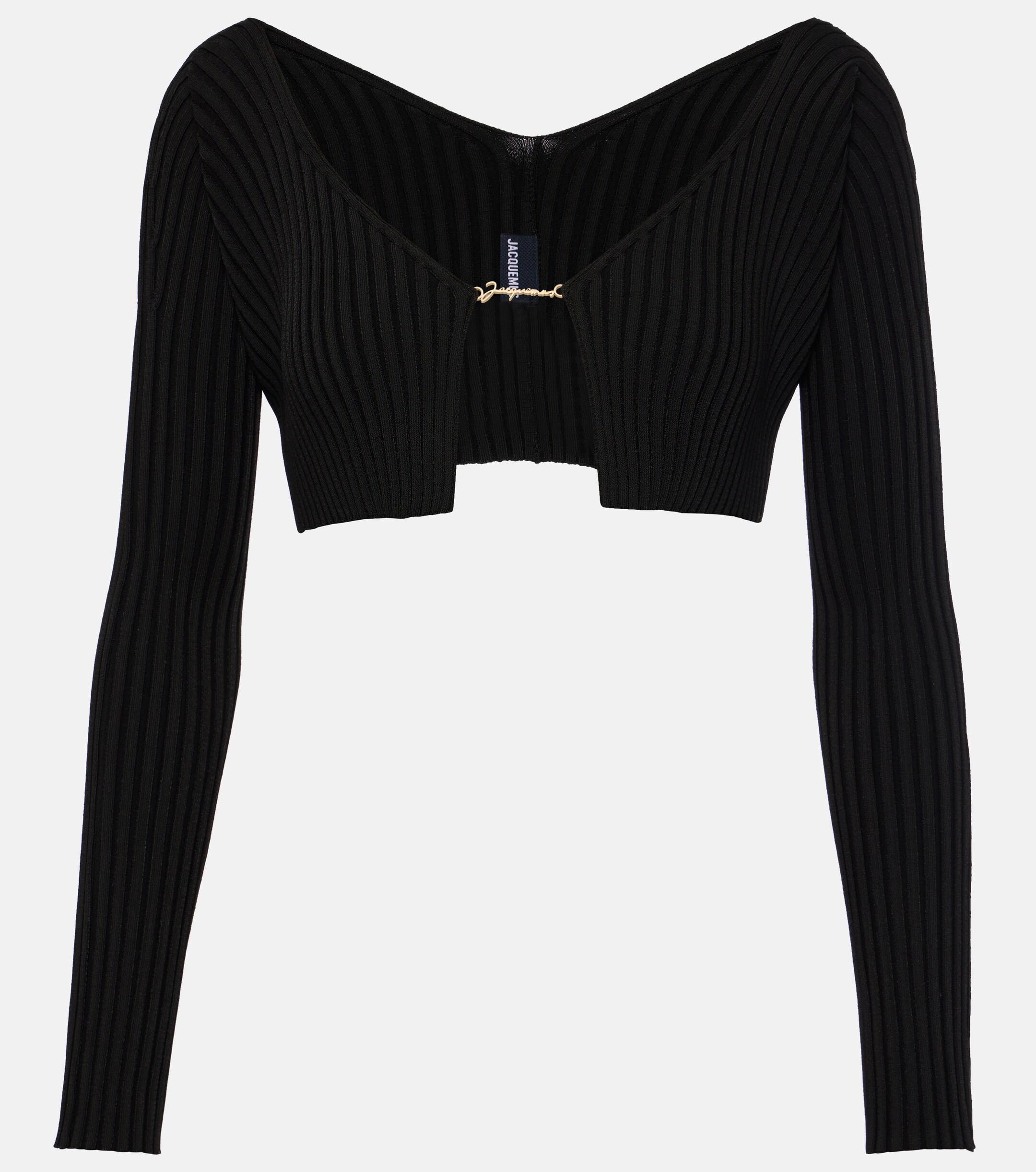 Jacquemus La Maille Pralù ribbed-knit cardigan thumbnail