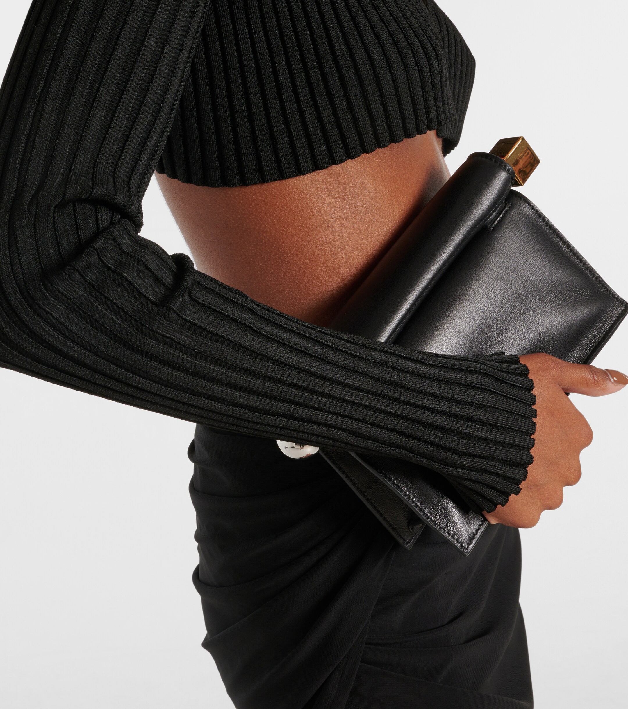 Jacquemus La Maille Pralù ribbed-knit cardigan thumbnail