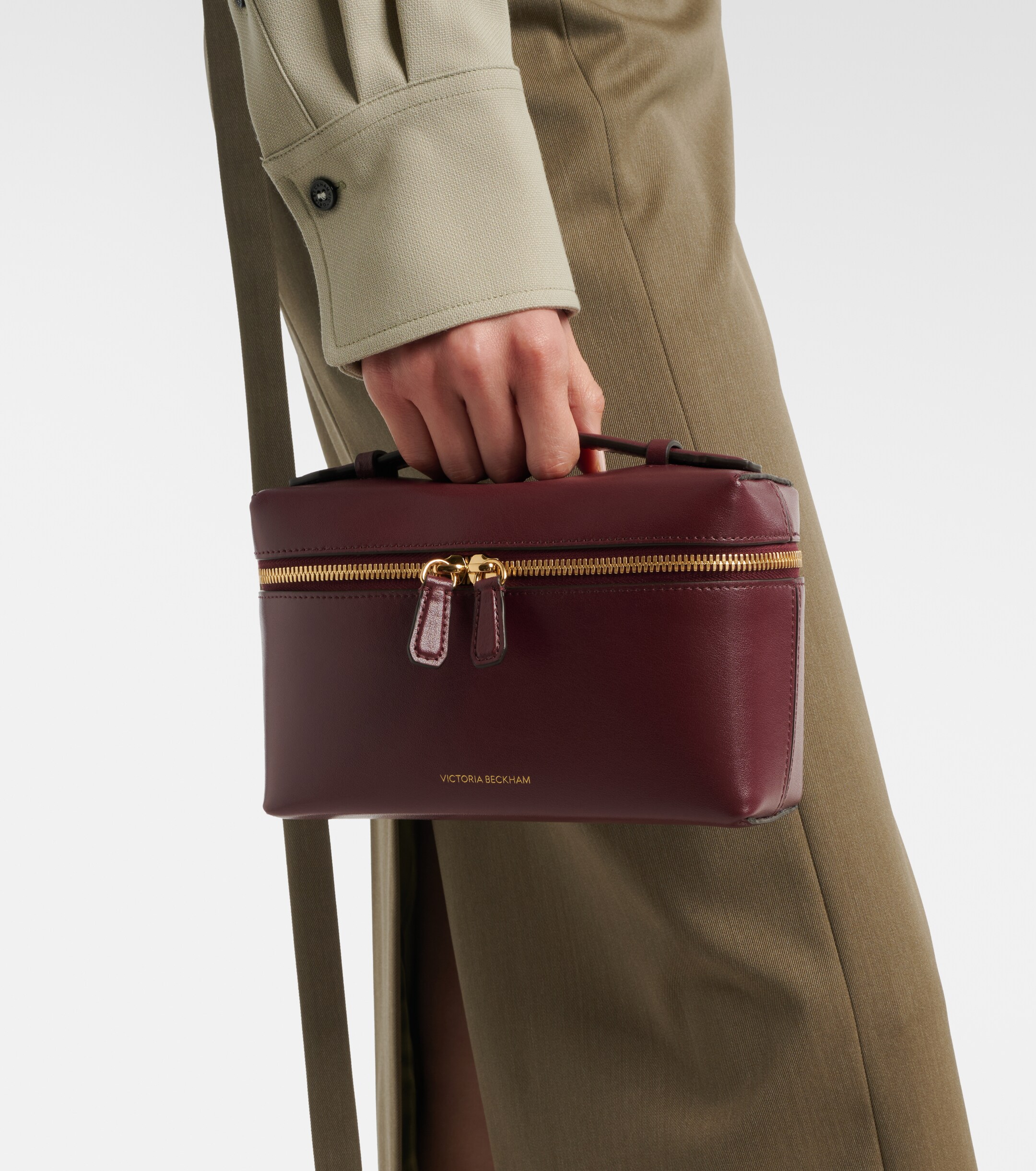 Victoria Beckham Vanity leather vanity bag