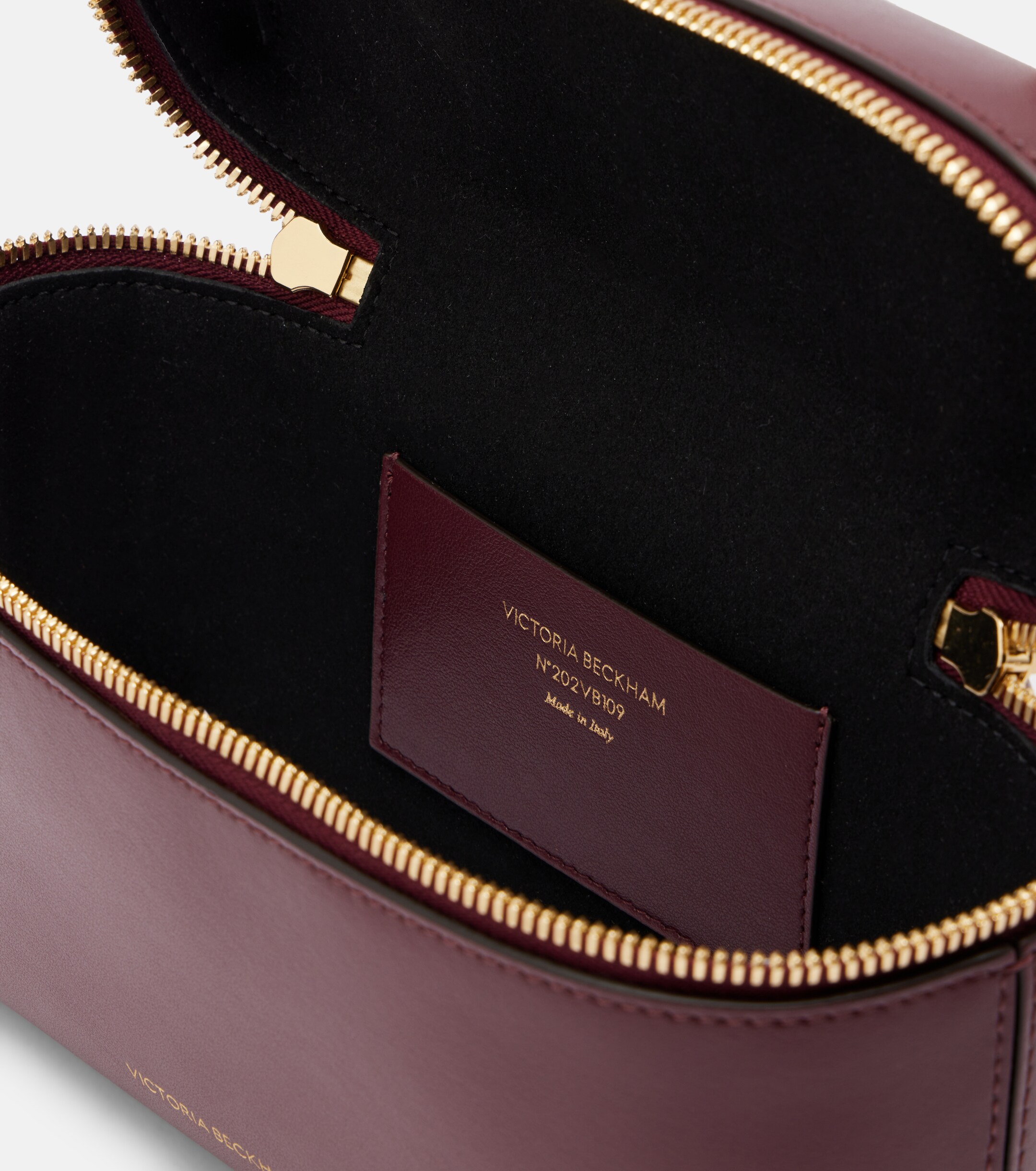 Victoria Beckham Vanity leather vanity bag
