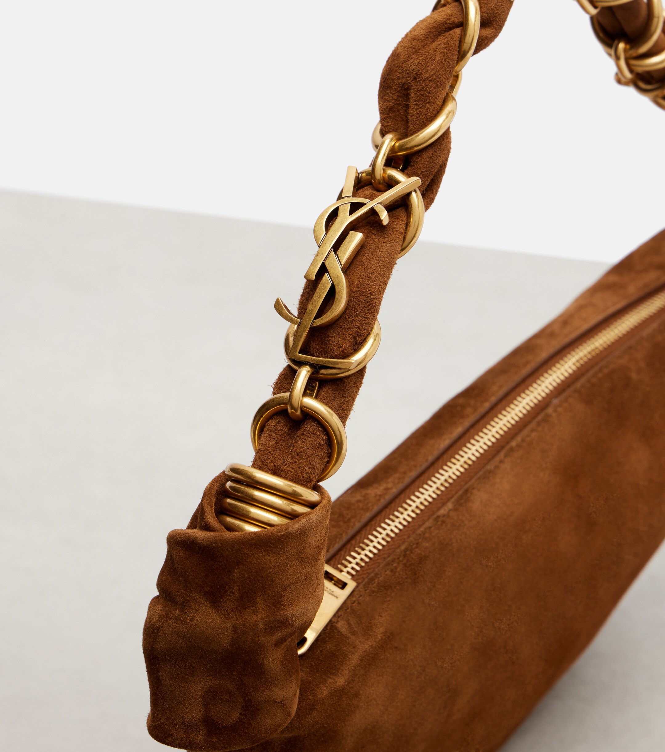 Saint Laurent Amalia Mini suede shoulder bag