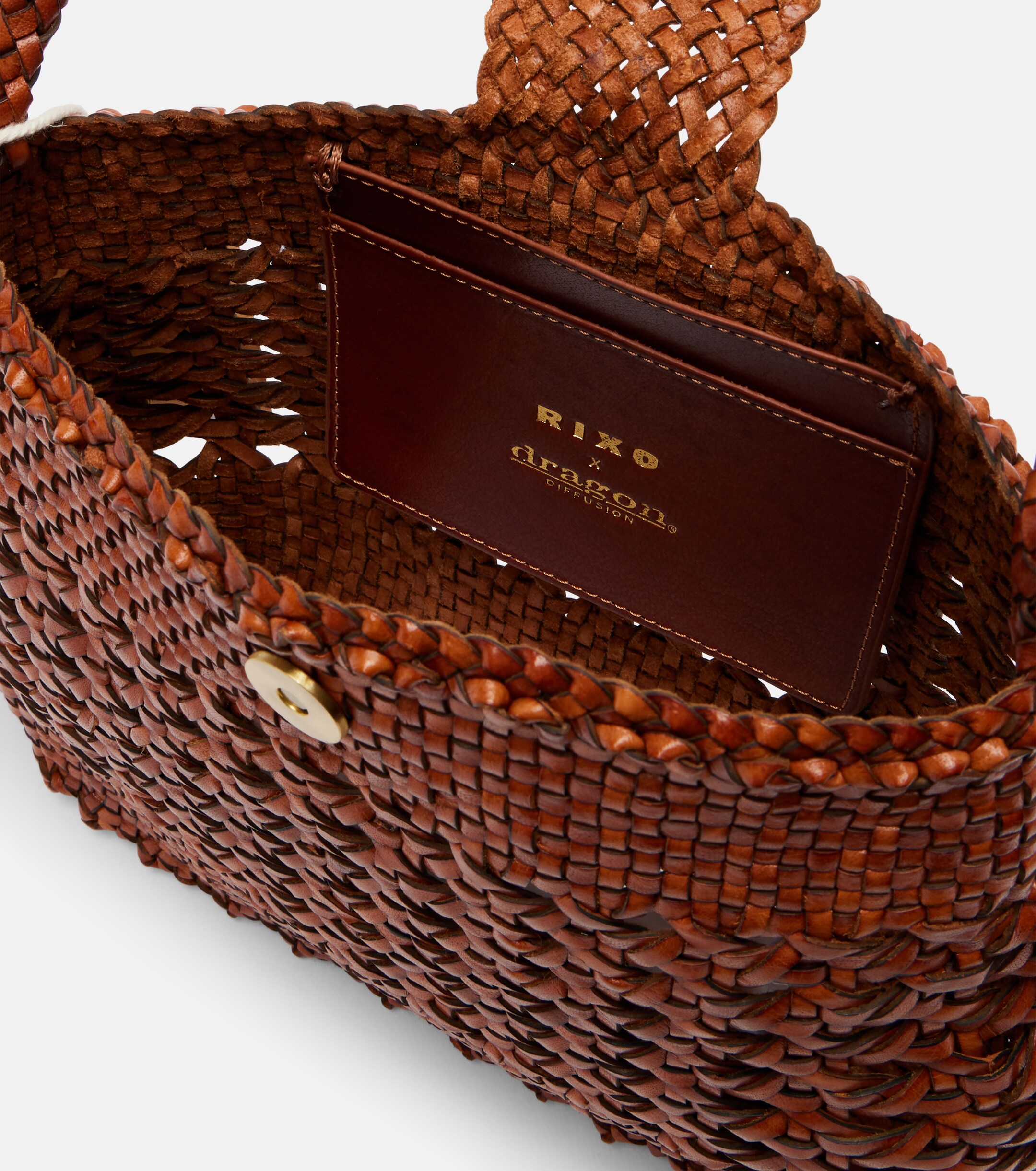 RIXO x Dragon Diffusion Amoria leather tote bag