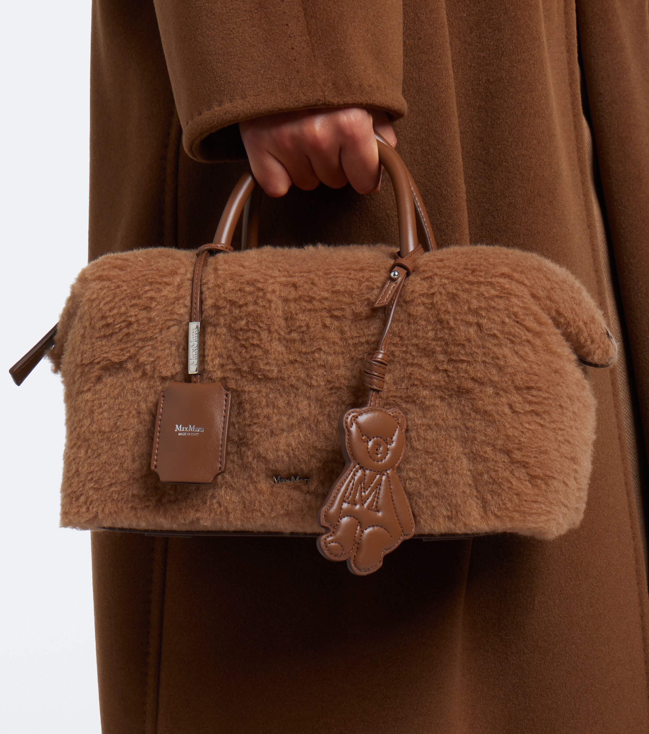 Max Mara Max Mara Medium teddy bowling bag