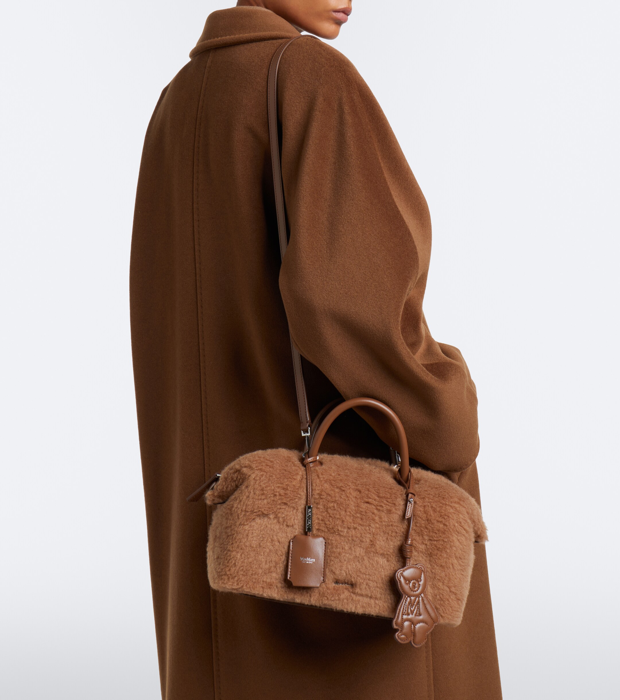 Max Mara Max Mara Medium teddy bowling bag