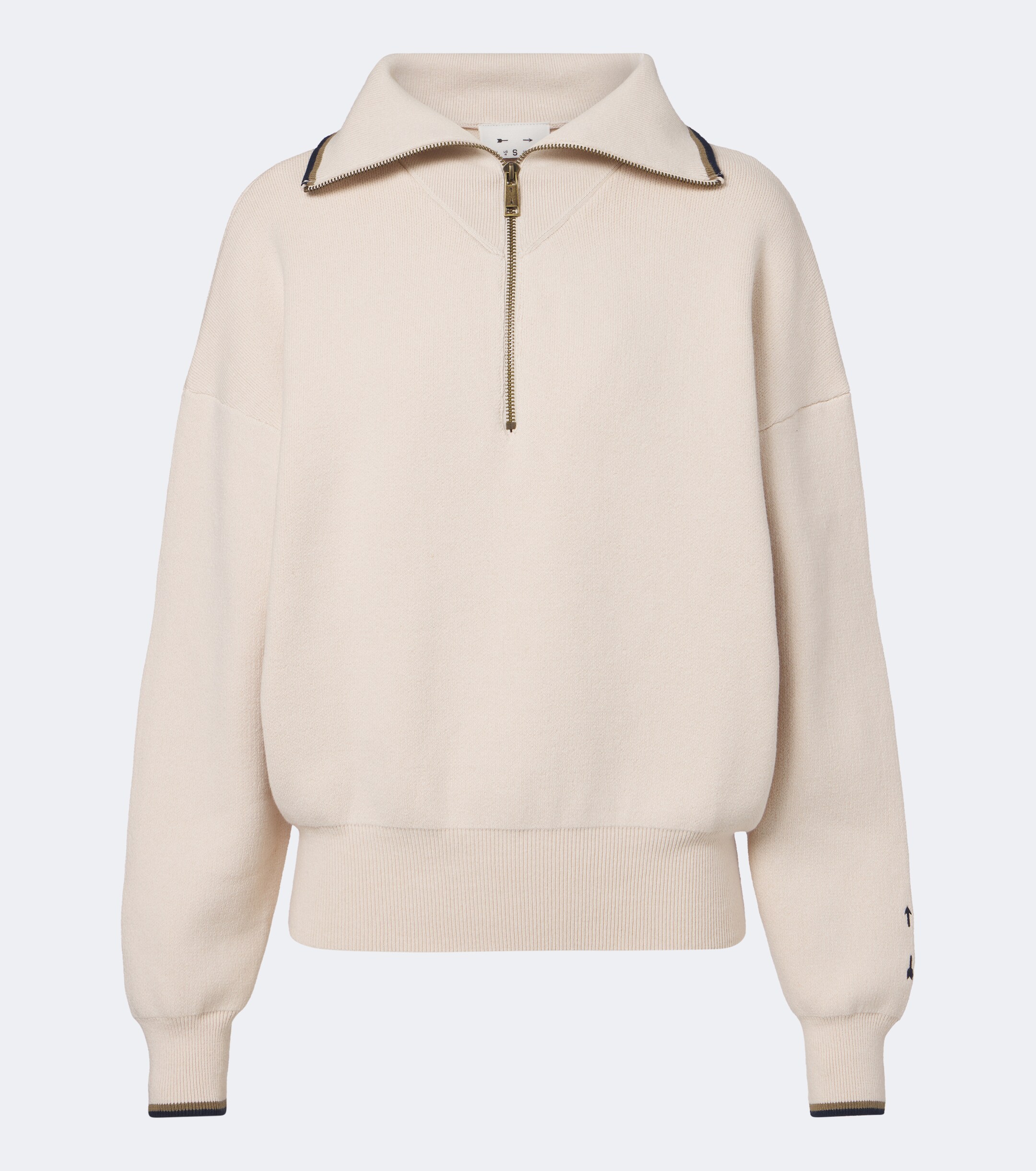 The Upside The Upside Kairo cotton-blend half-zip sweater