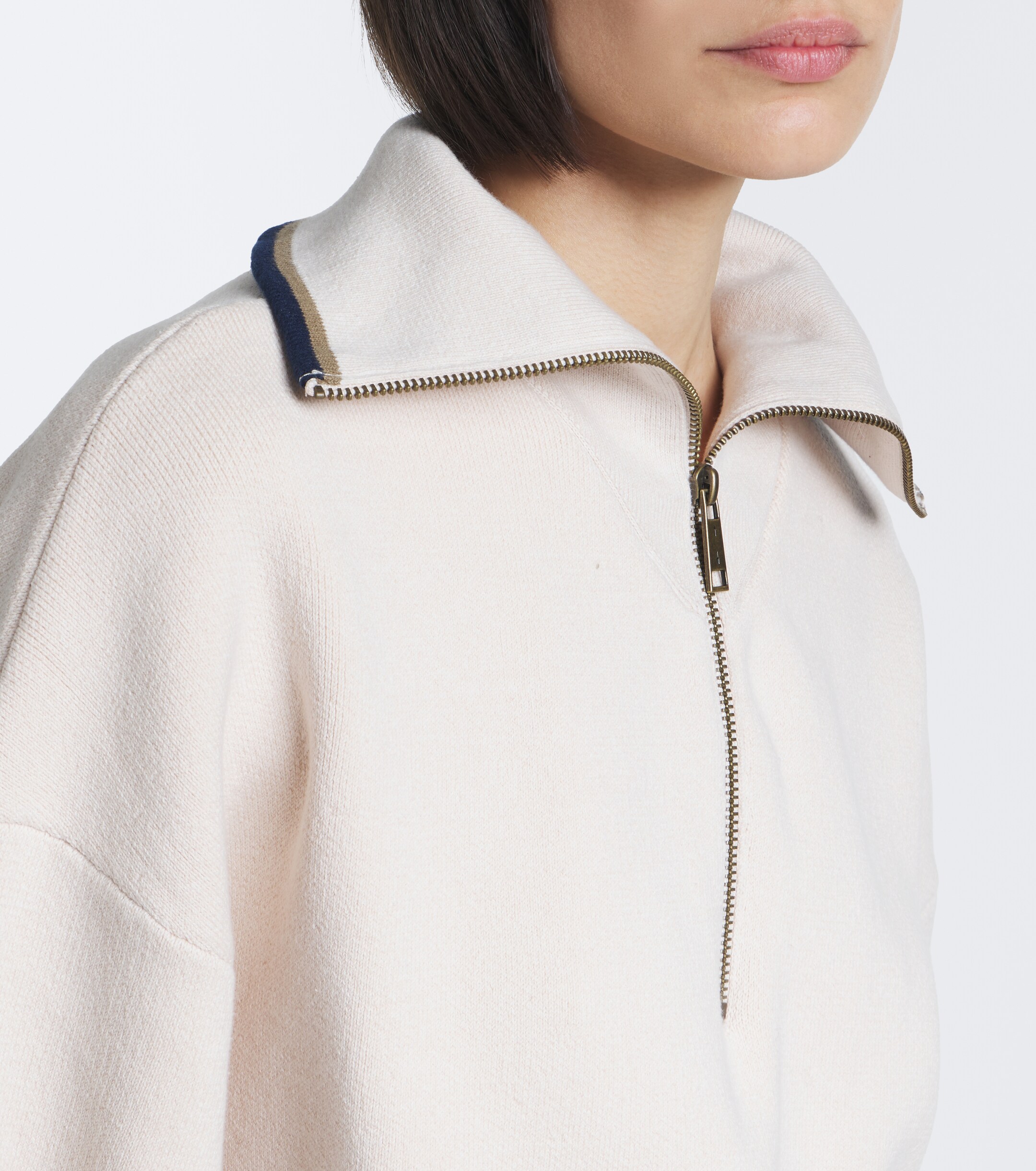 The Upside The Upside Kairo cotton-blend half-zip sweater