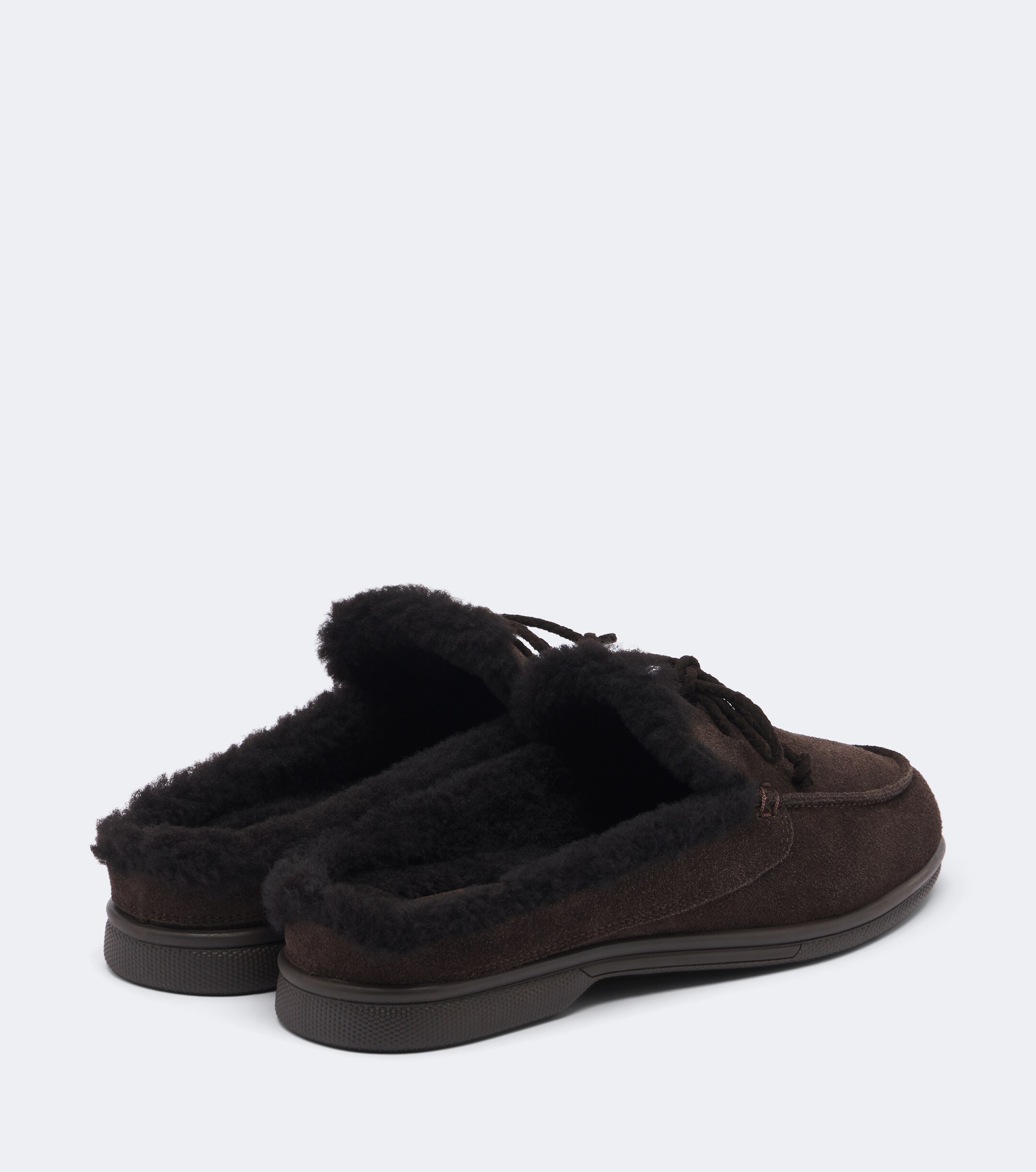 Yves Salomon Yves Salomon Shearling-lined suede mules