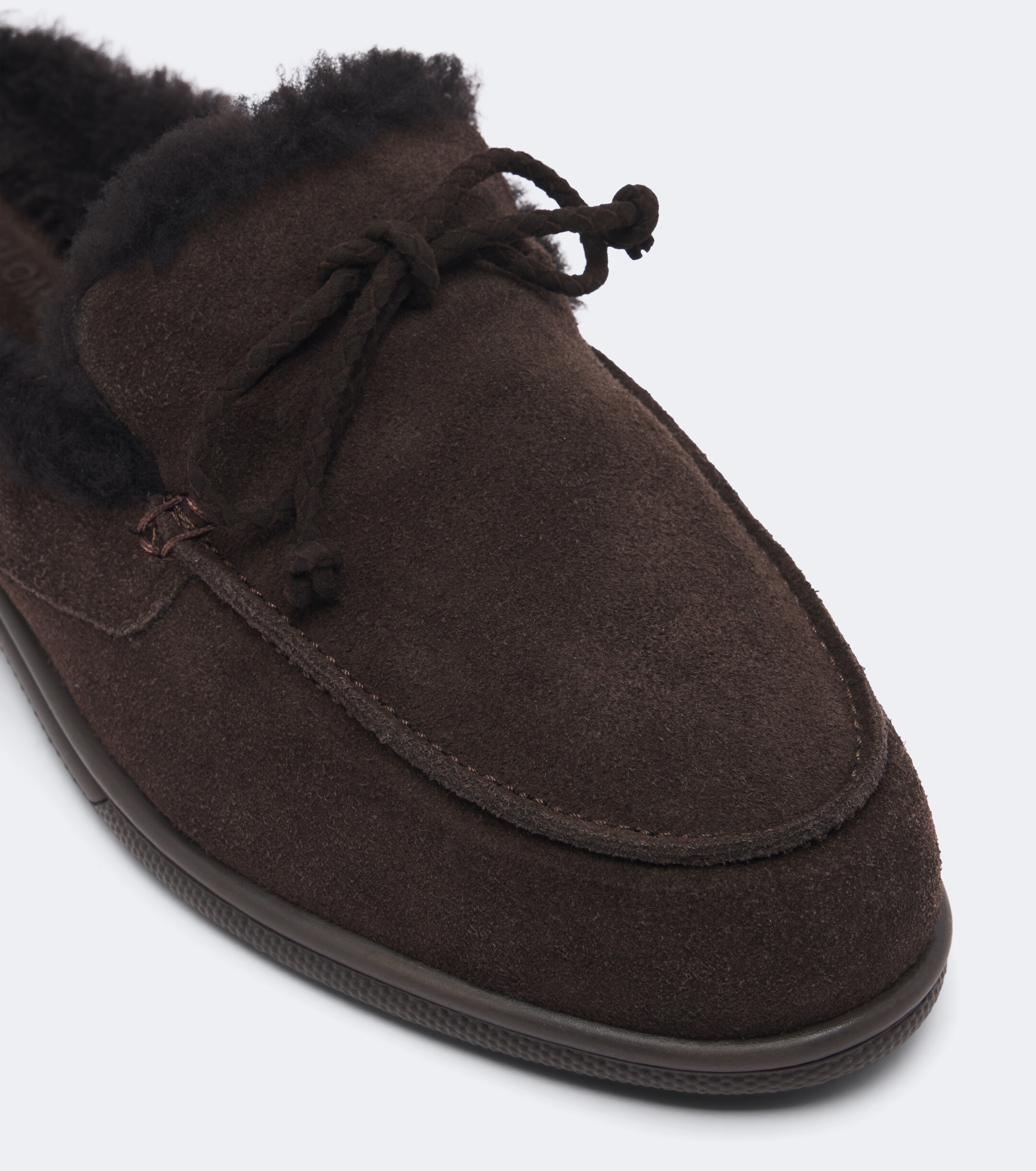 Yves Salomon Yves Salomon Shearling-lined suede mules