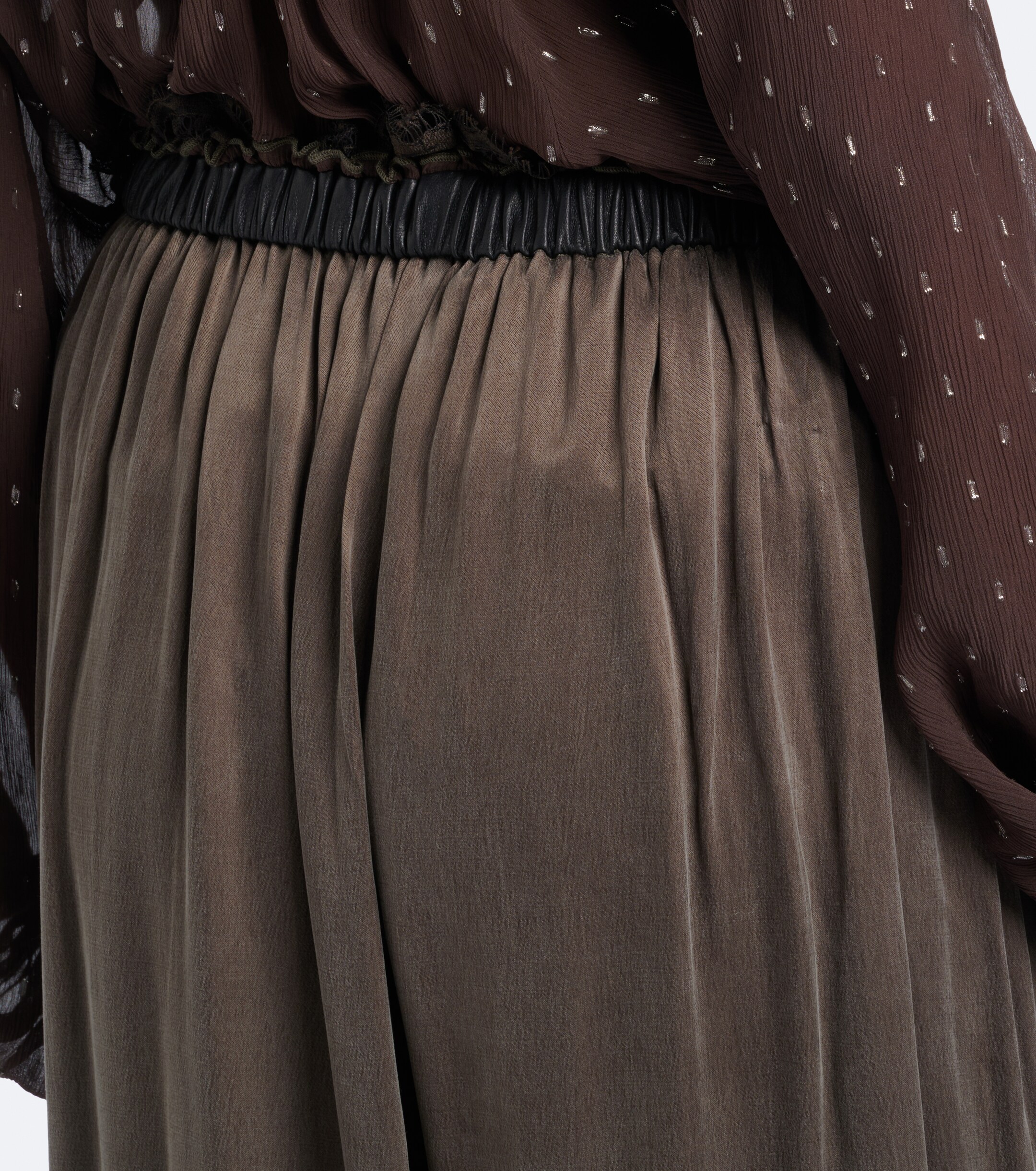 Jacques Wei Jacques Wei Leather-trimmed balloon pants
