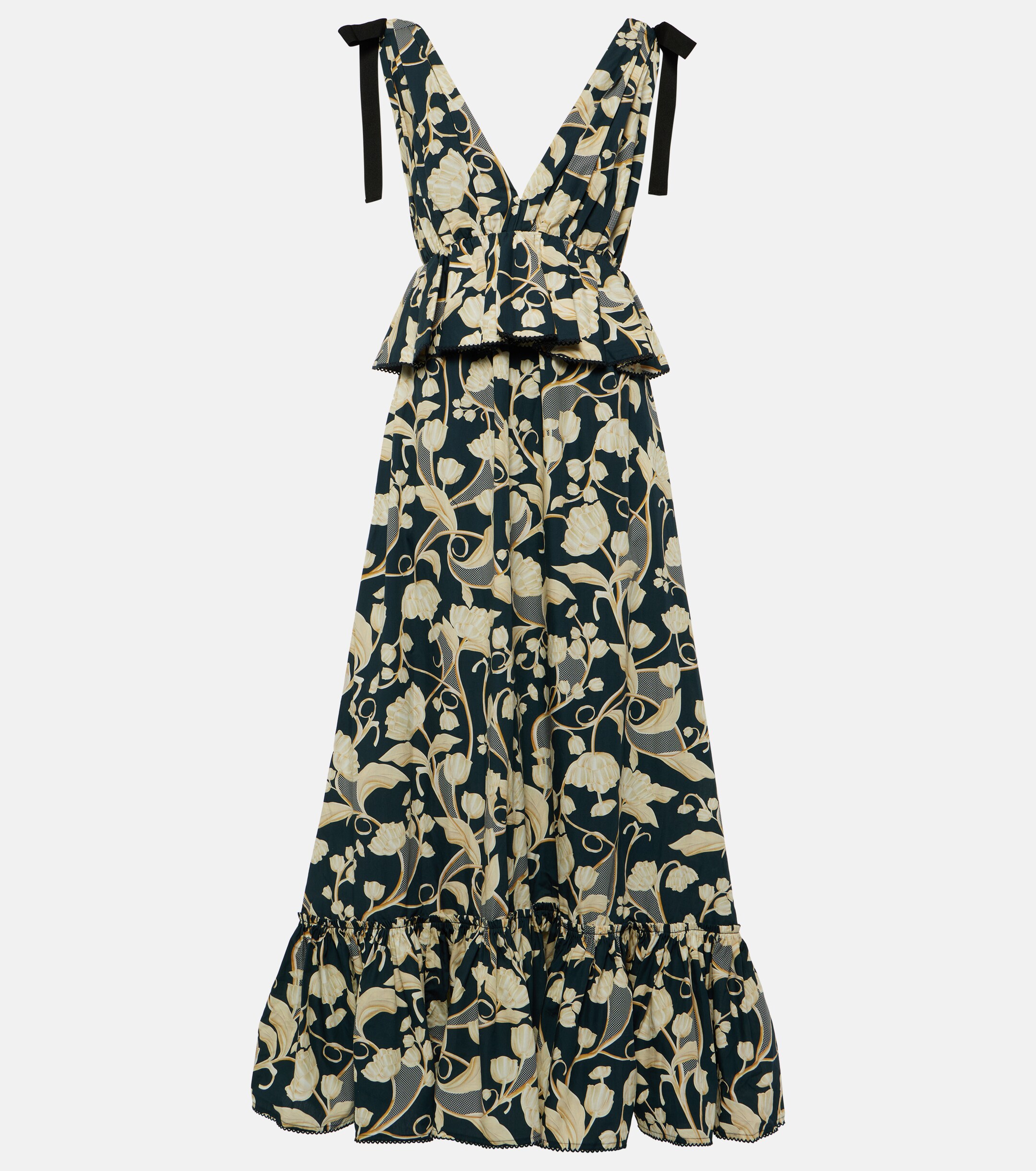 Agua by Agua Bendita Infinito Perla cotton maxi dress