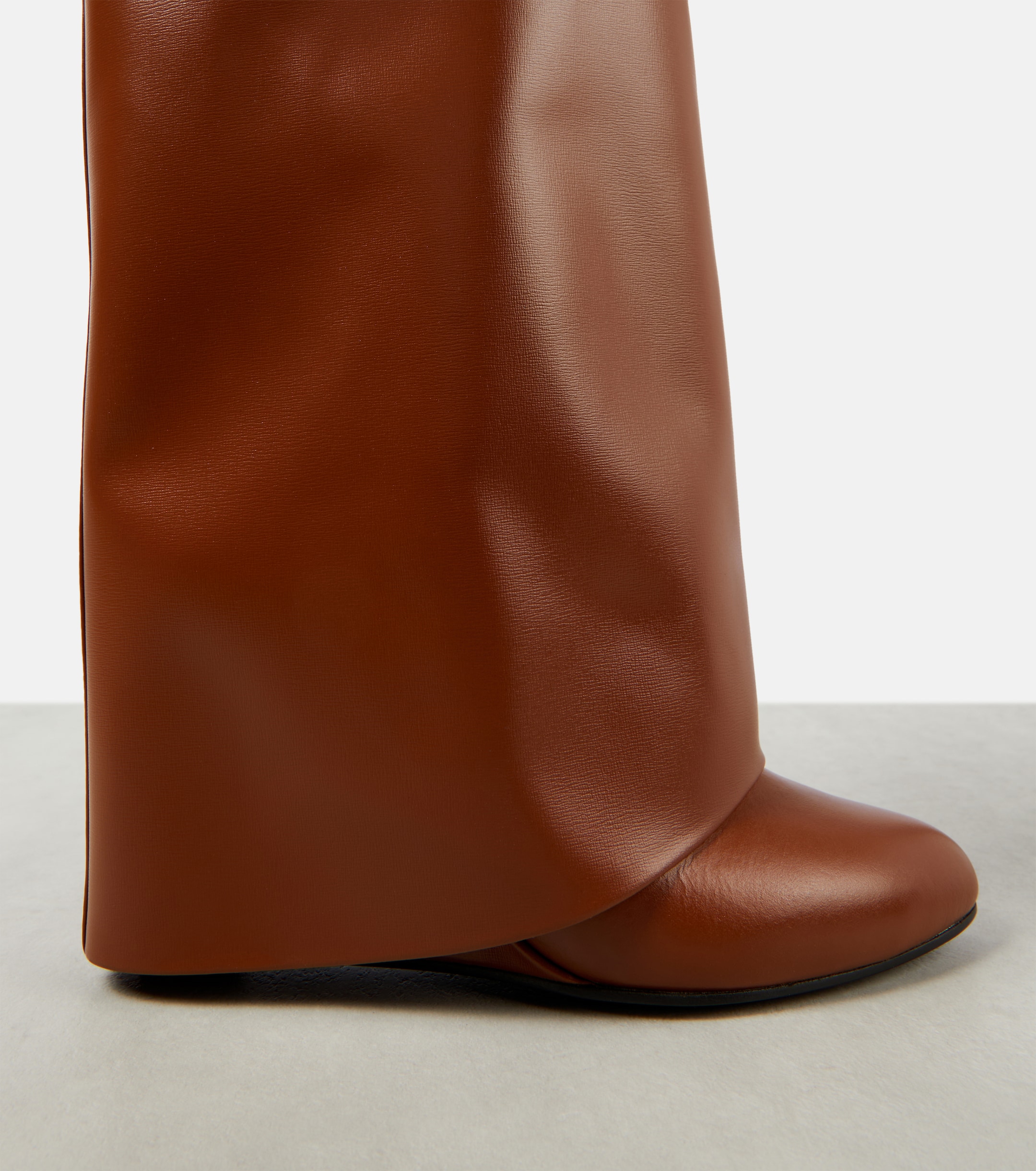 Givenchy Shark Lock leather knee-high boots thumbnail