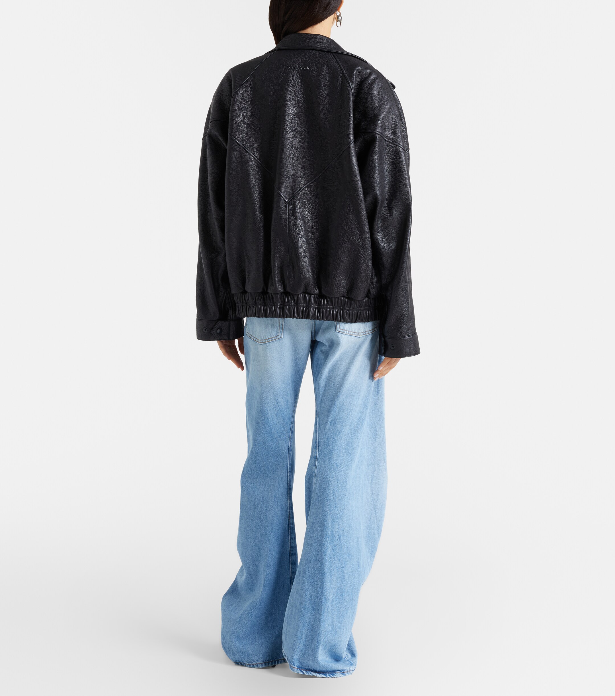 Acne Studios 2006F distressed wide-leg jeans