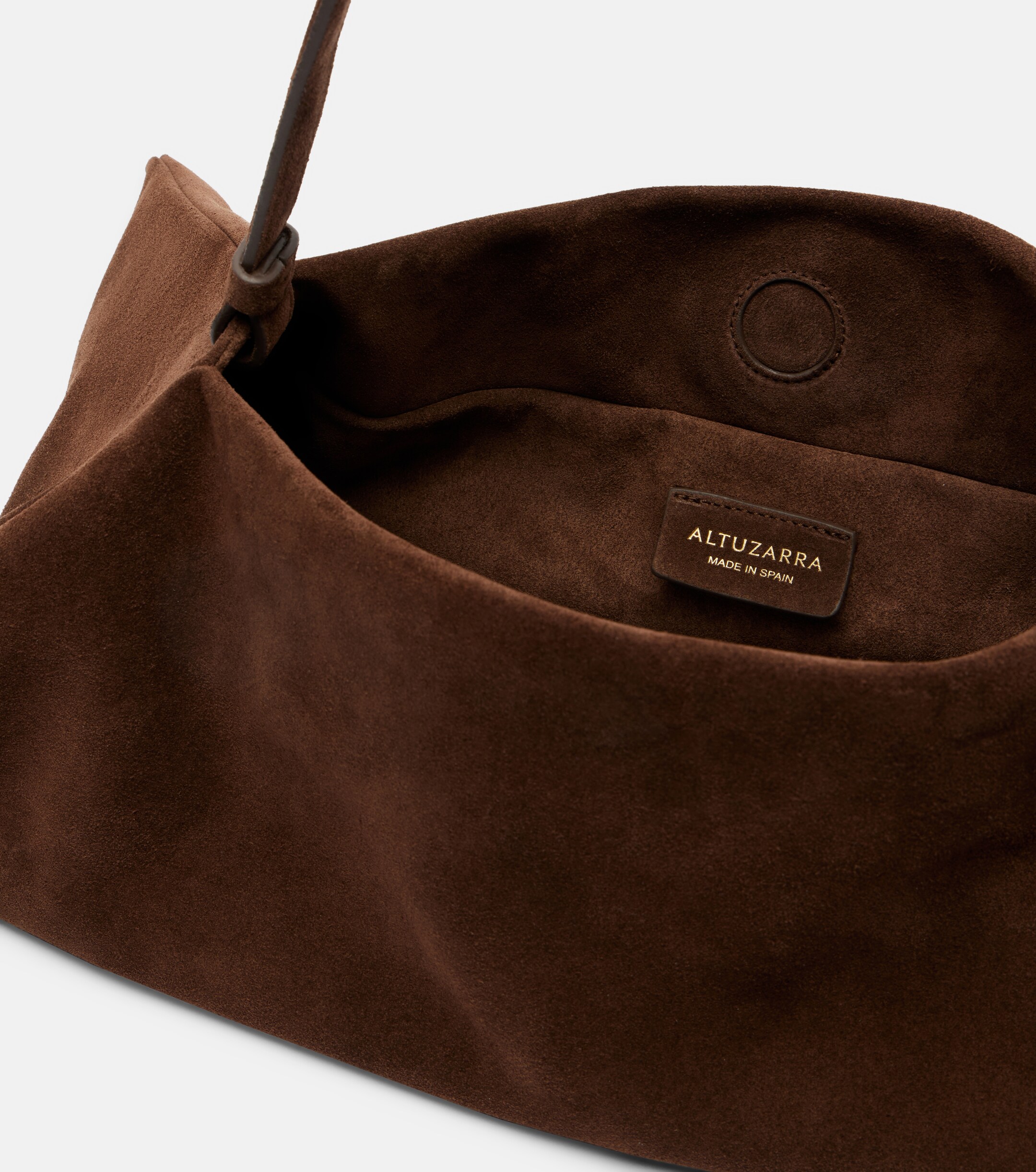 Altuzarra Origami Medium suede shoulder bag