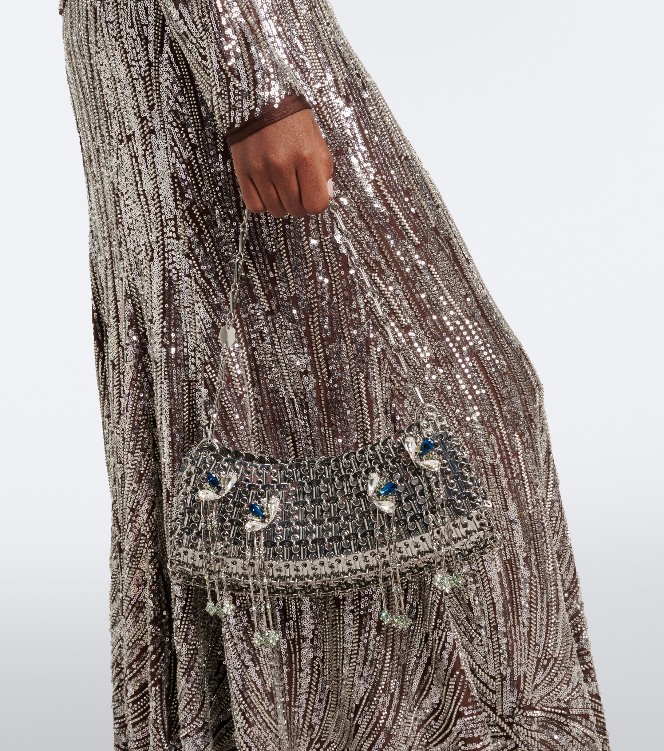 Rabanne Rabanne 1969 embellished shoulder bag